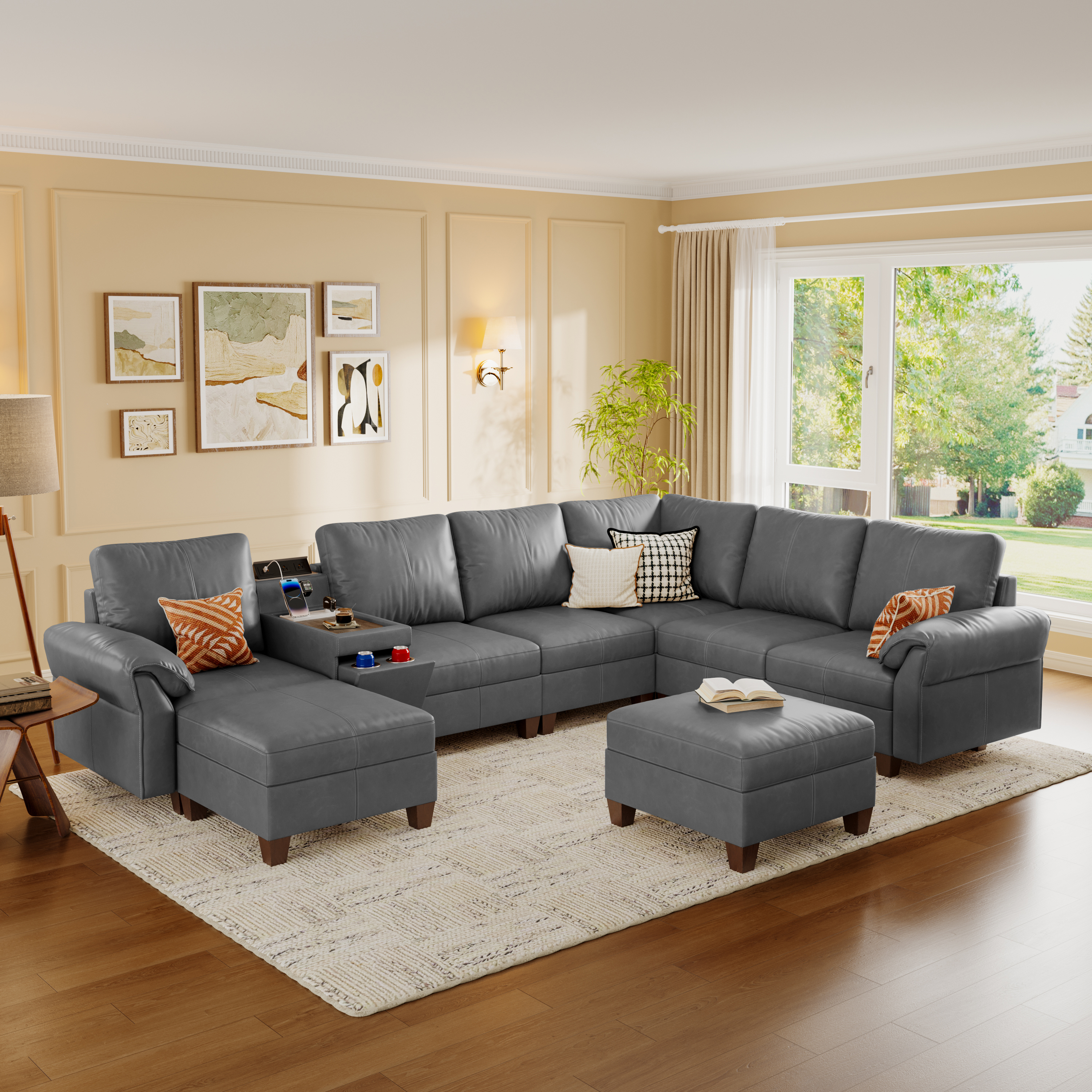 Nest Modular 8 SeatsSofa| SITJOY