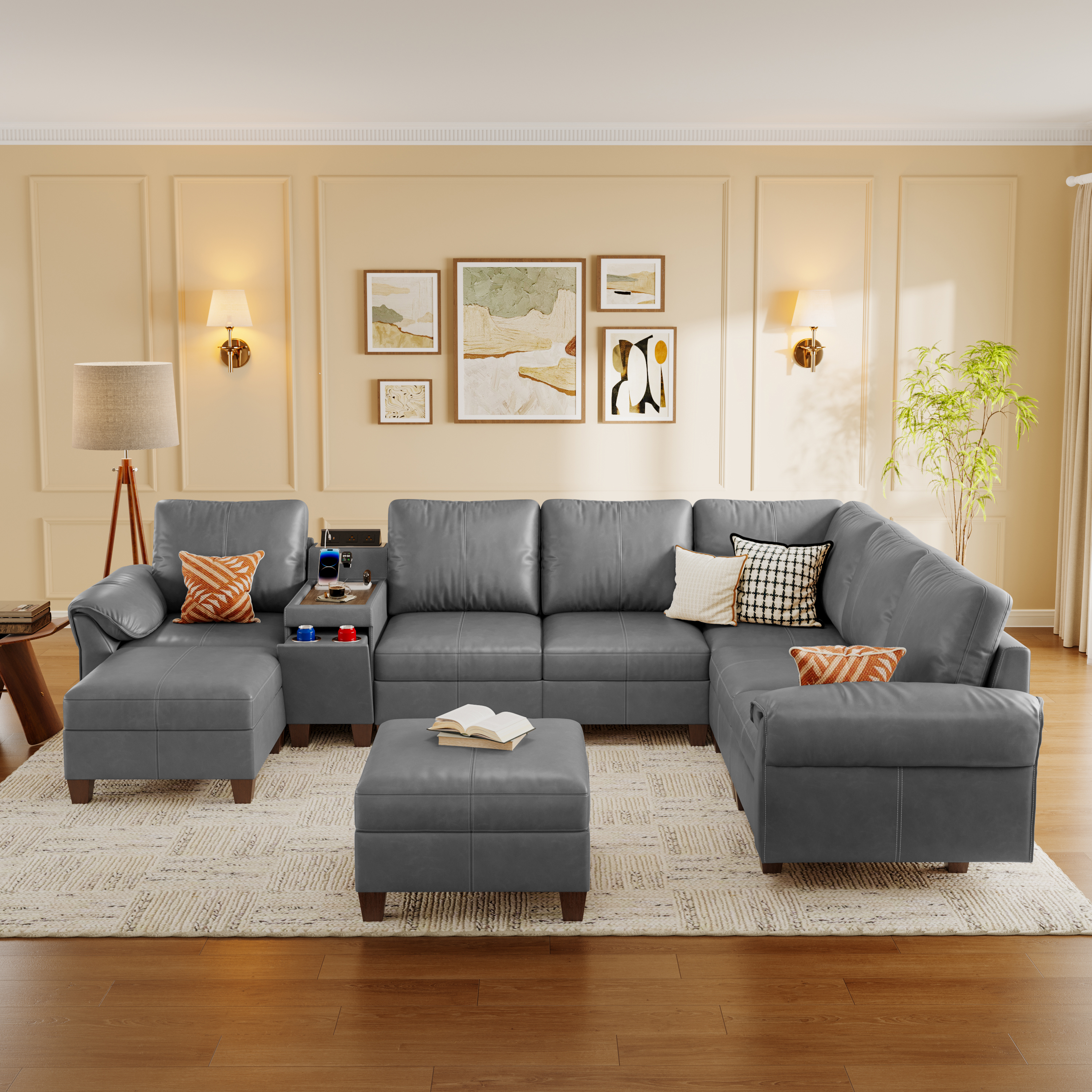 Nest Modular 8 SeatsSofa| SITJOY