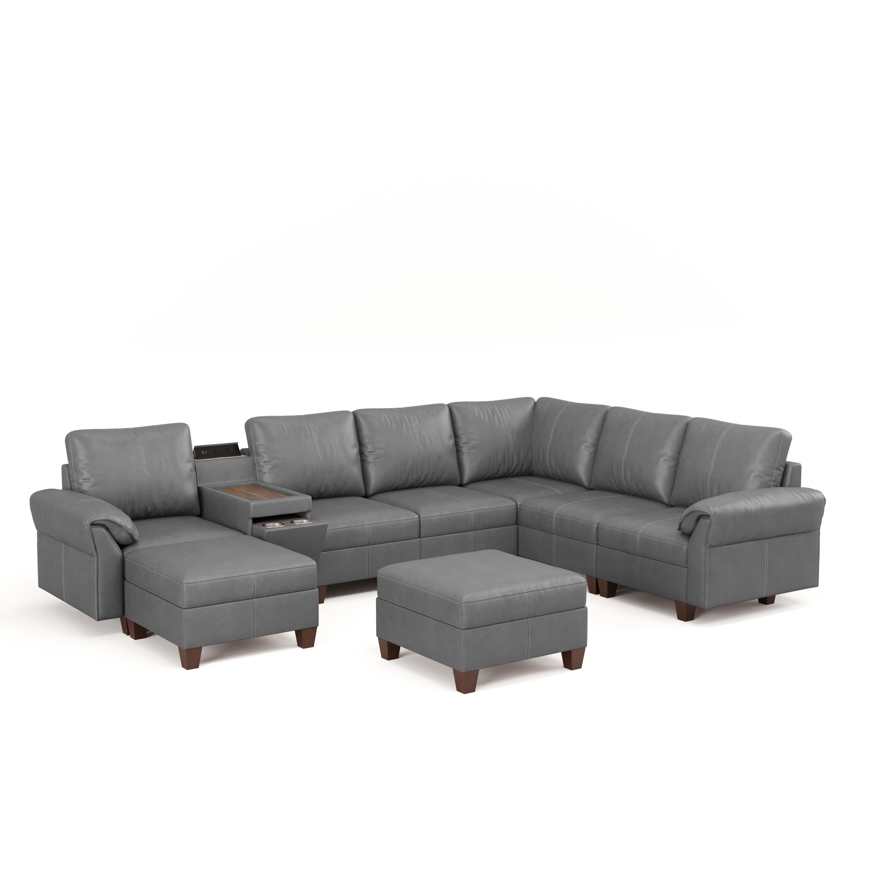 Nest Modular 8 SeatsSofa| SITJOY