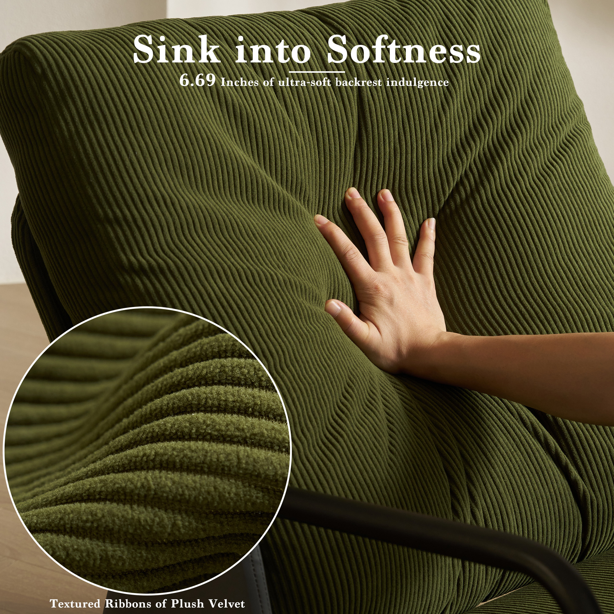 Henry Rocking Recliner Chair with footrest