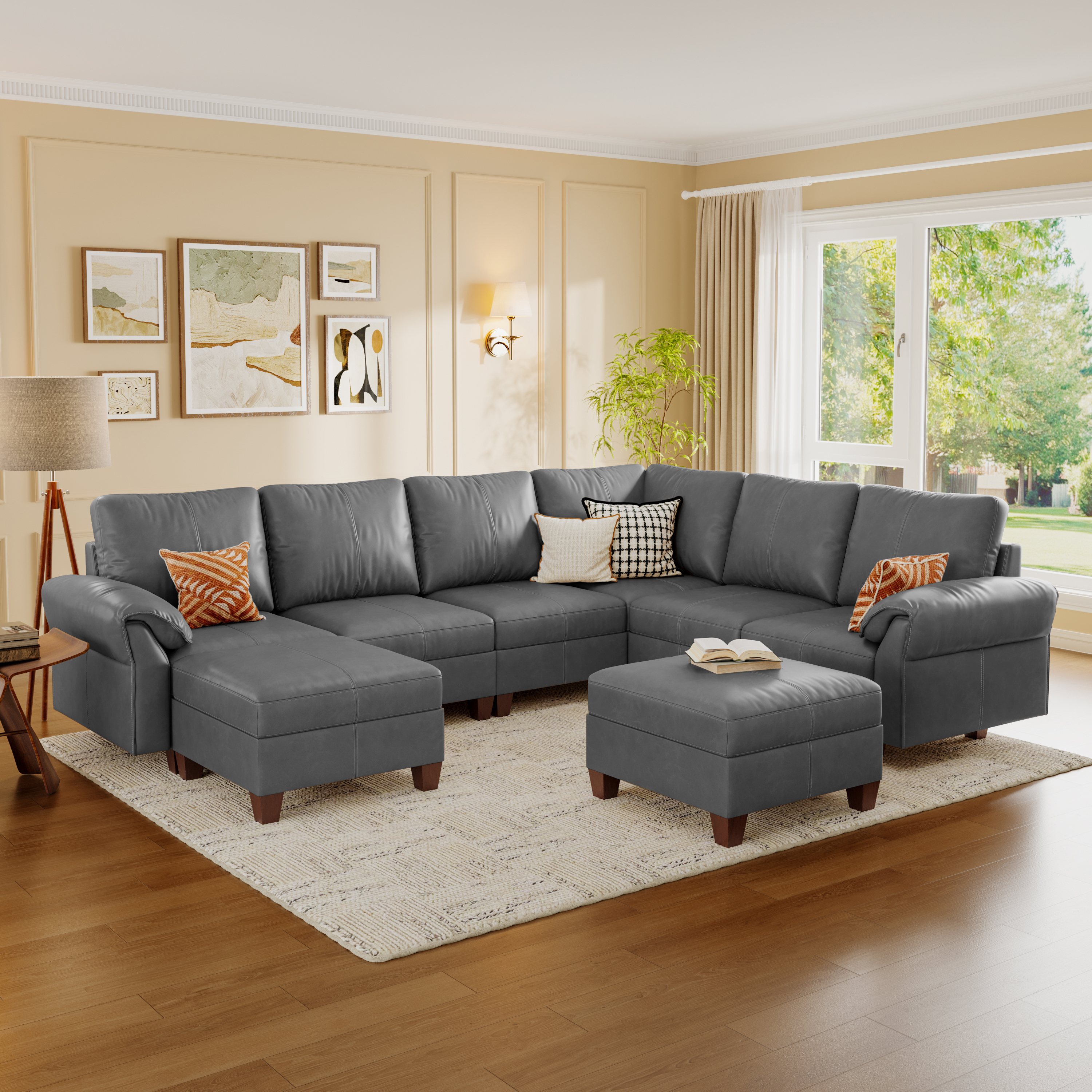 Nest Modular 8 SeatsSofa| SITJOY