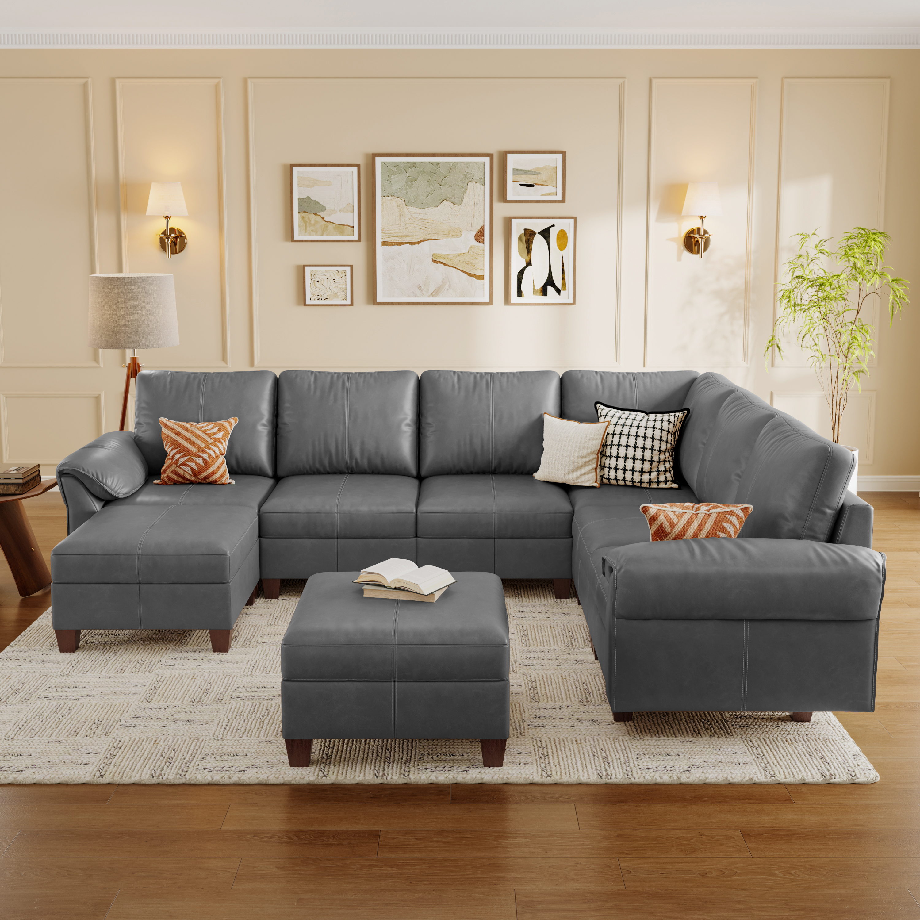 Nest Modular 8 SeatsSofa| SITJOY