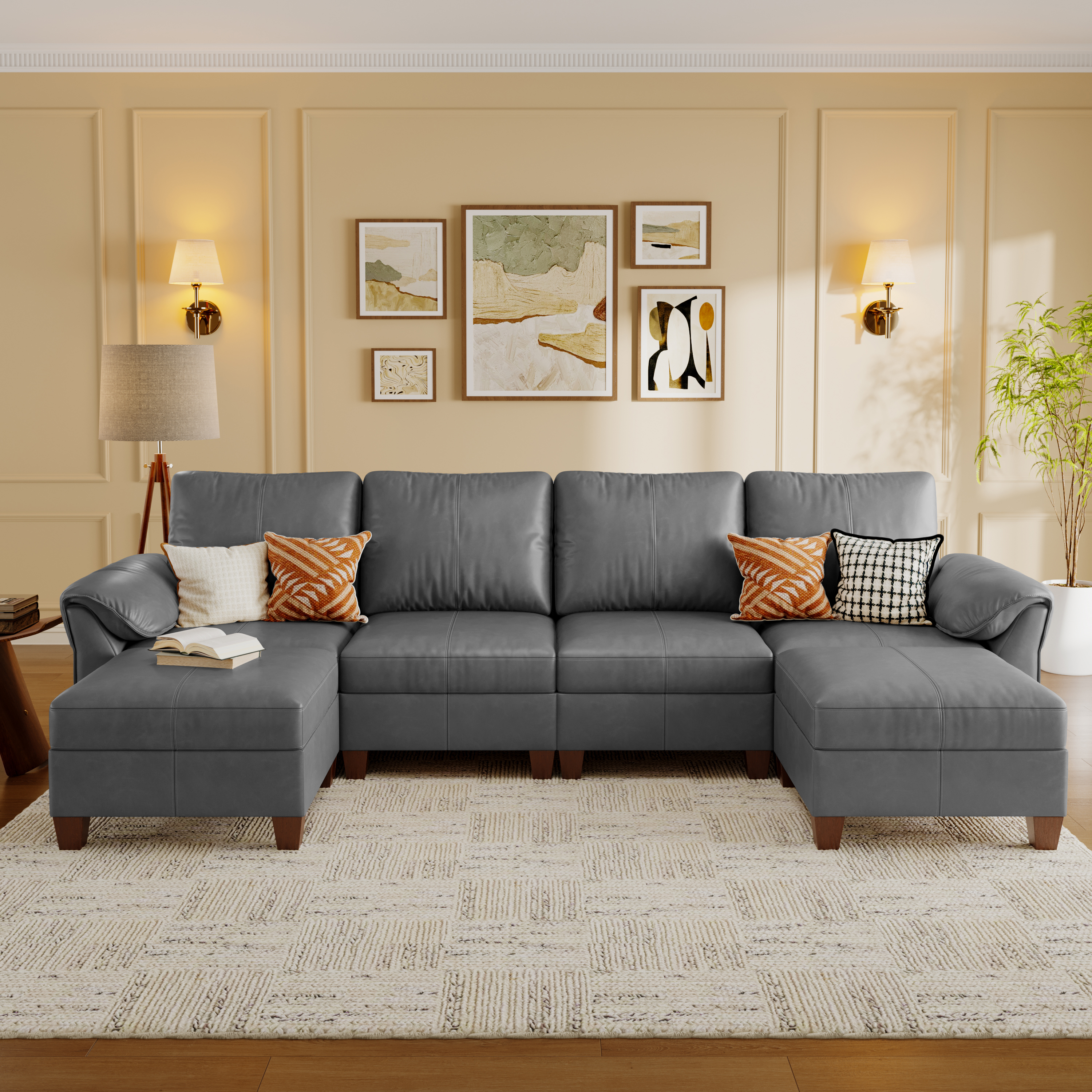 Nest Modular 6 Seats Sofa | Chaise Longue | SITJOY