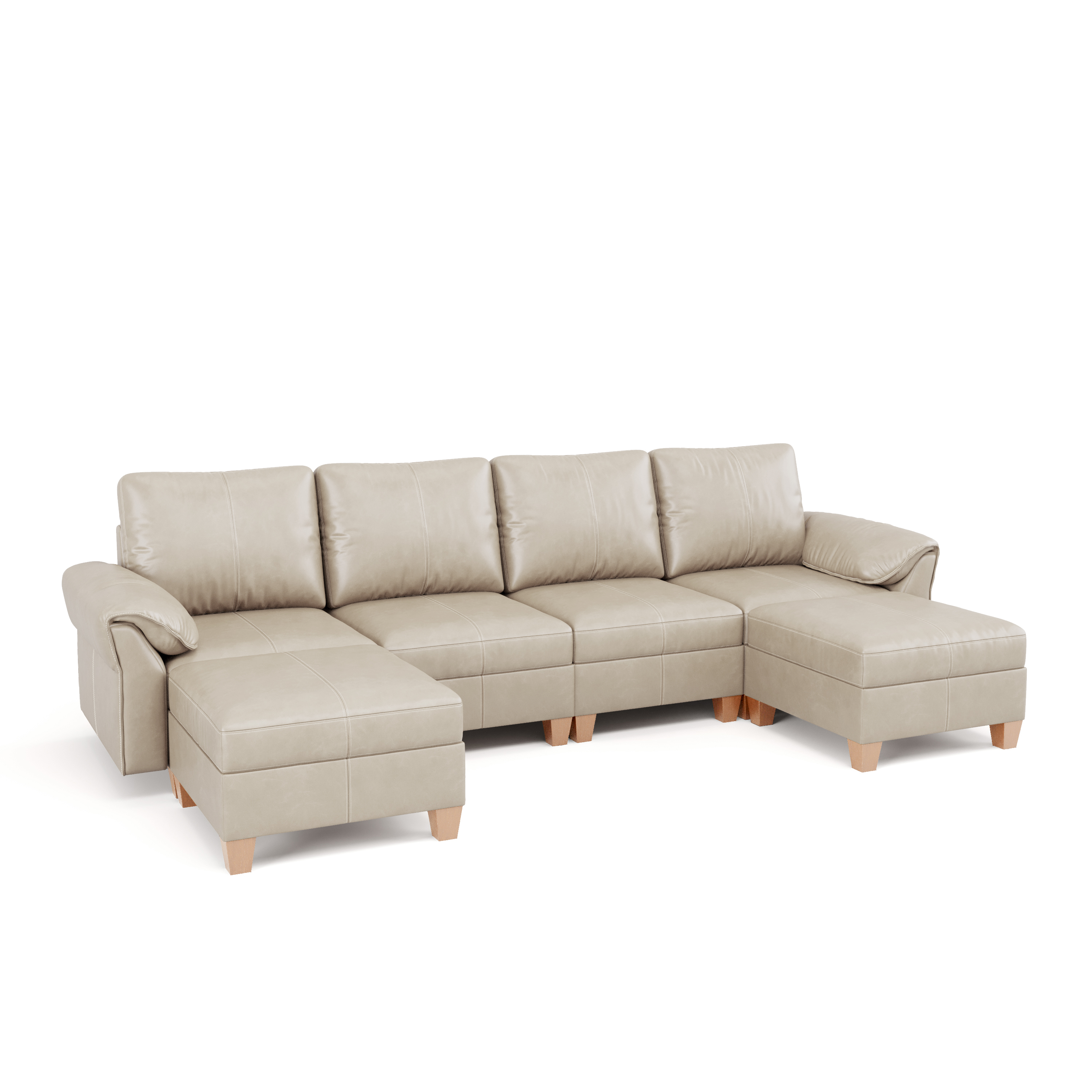Nest Modular 6 Seats Sofa | Chaise Longue | SITJOY