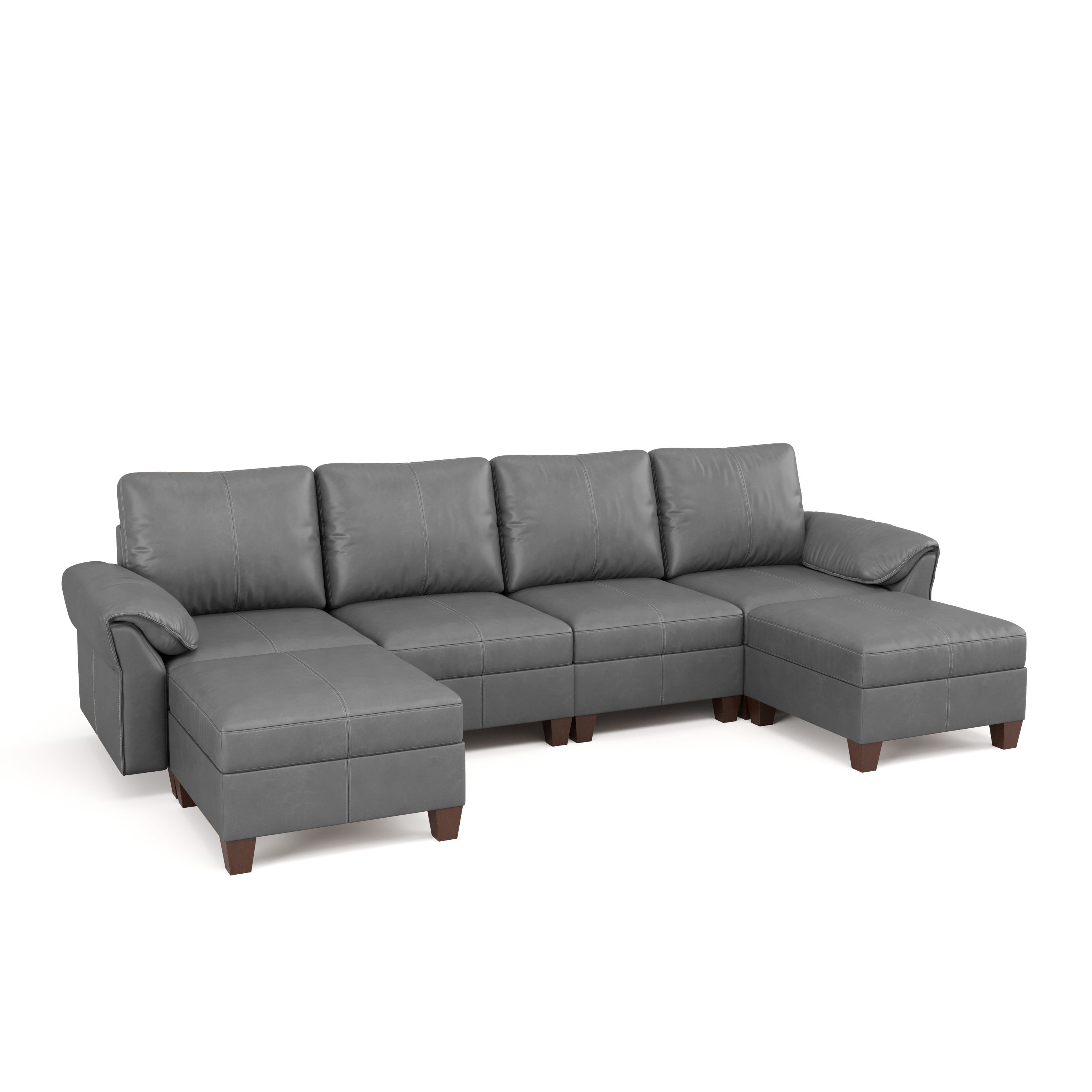 Nest Modular 6 Seats Sofa | Chaise Longue | SITJOY