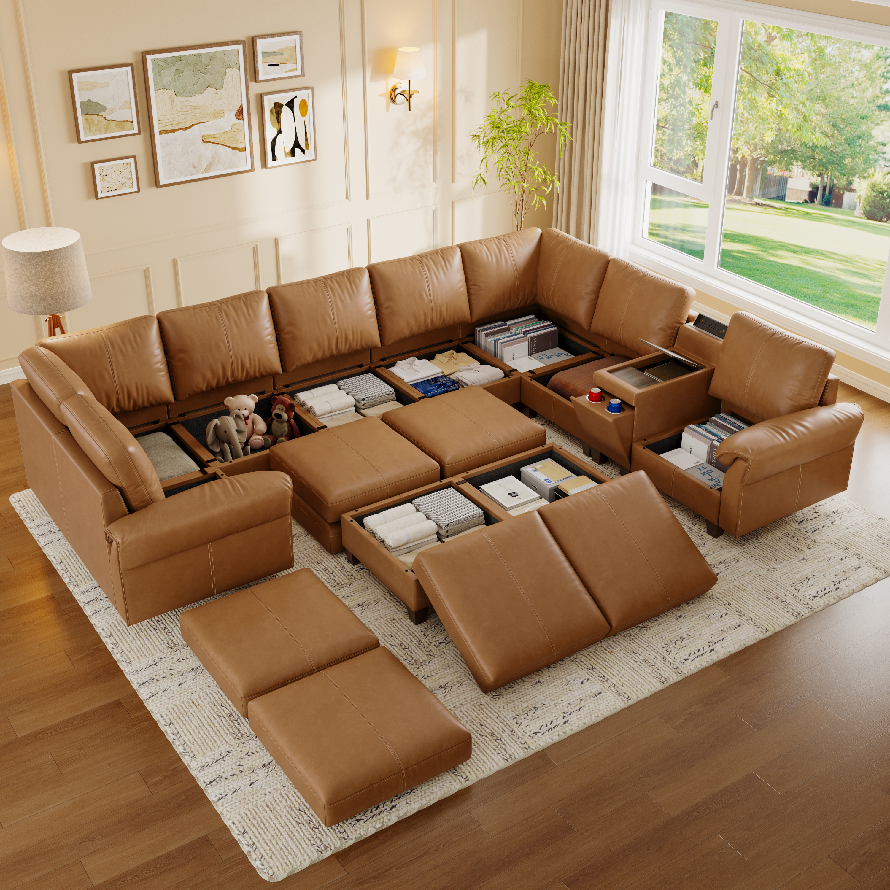 Nest Modular 10 Seats Sofa | Flexible Layout | SITJOY
