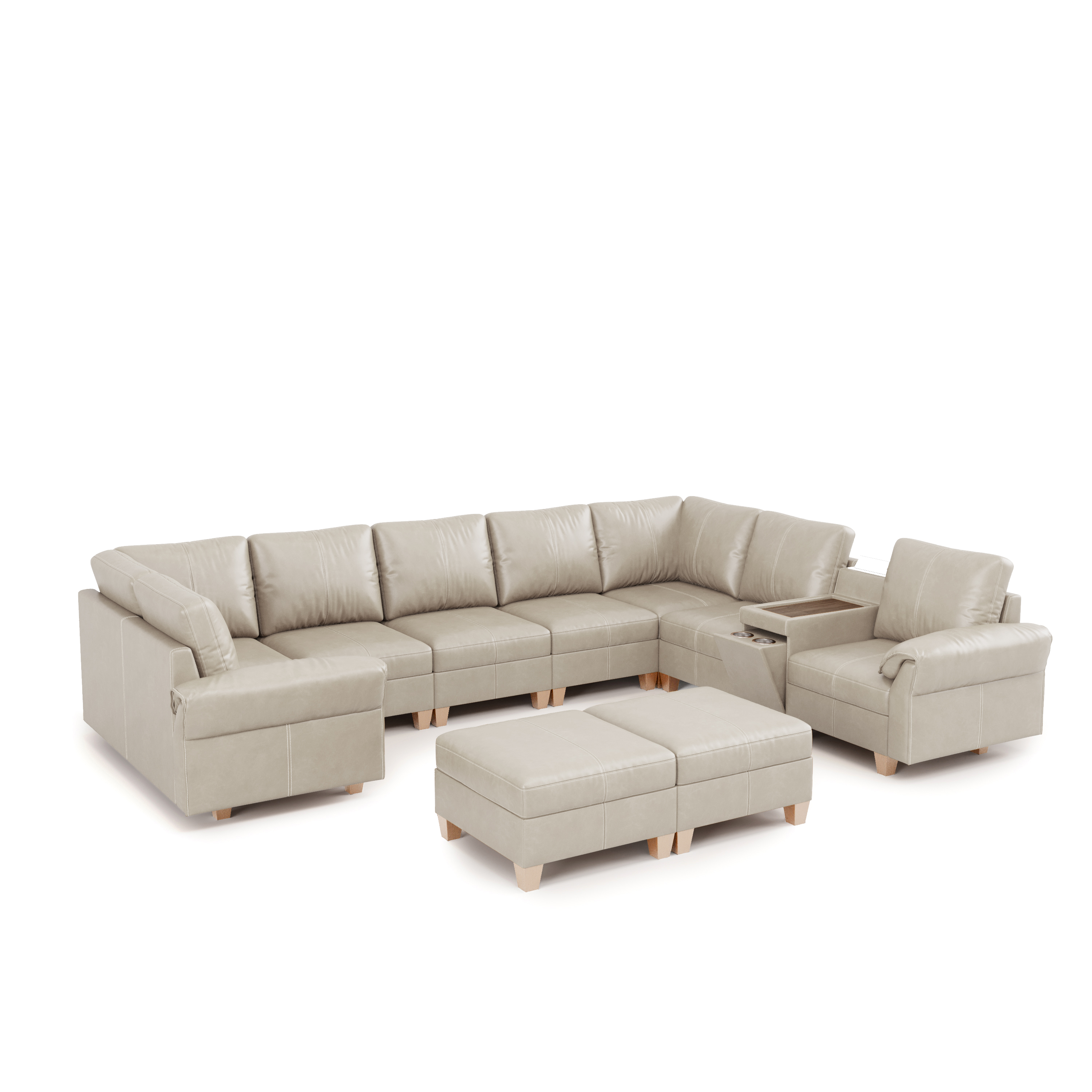 Nest Modular 10 Seats Sofa | Flexible Layout | SITJOY