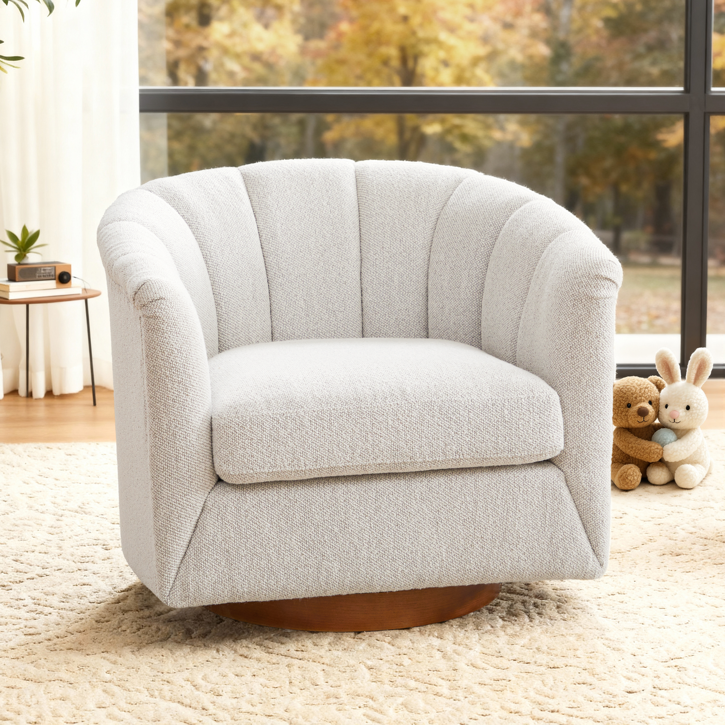 Wolen Modern Swivel Accent Chair