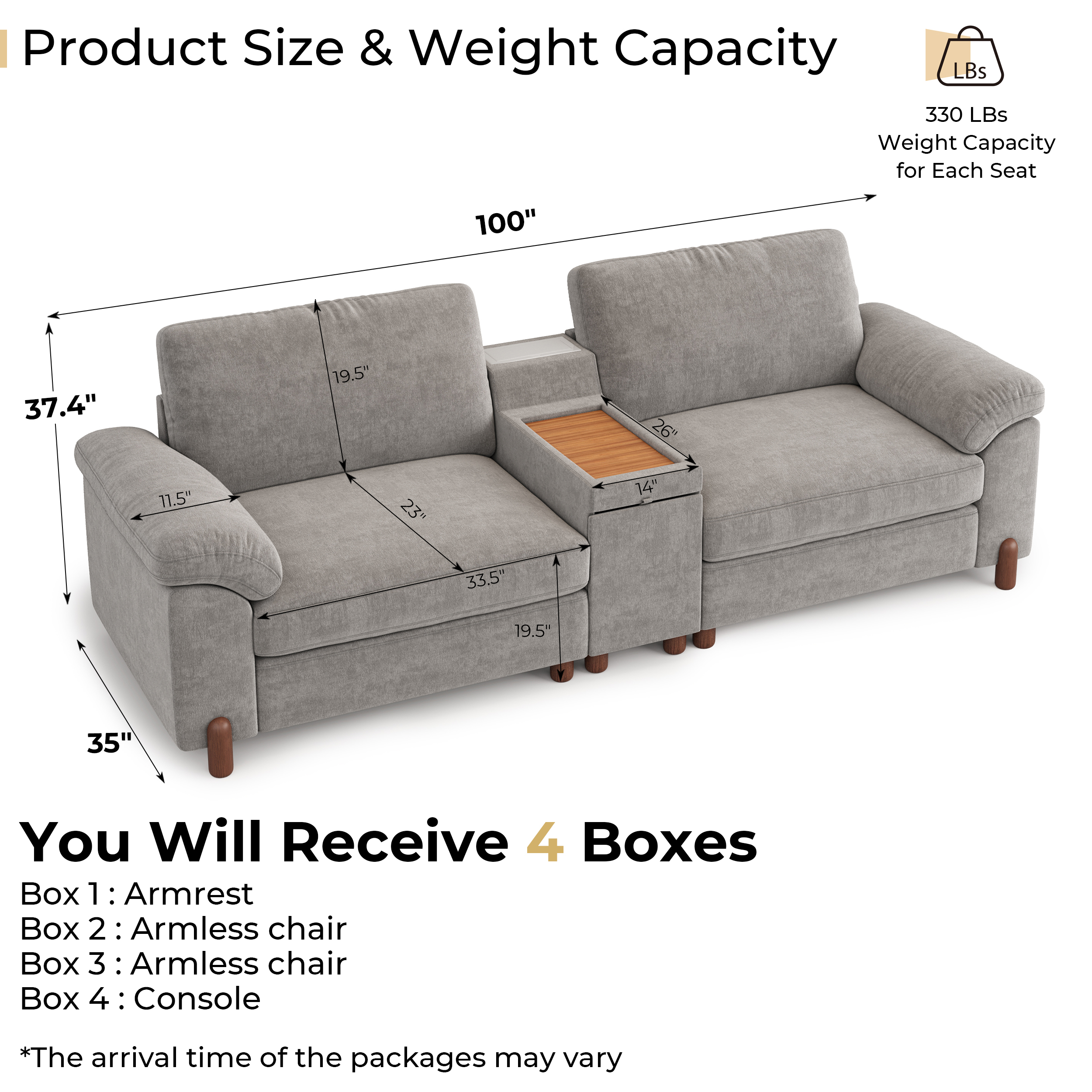 Vista Modular 3 | The Cloud-Couch Collection