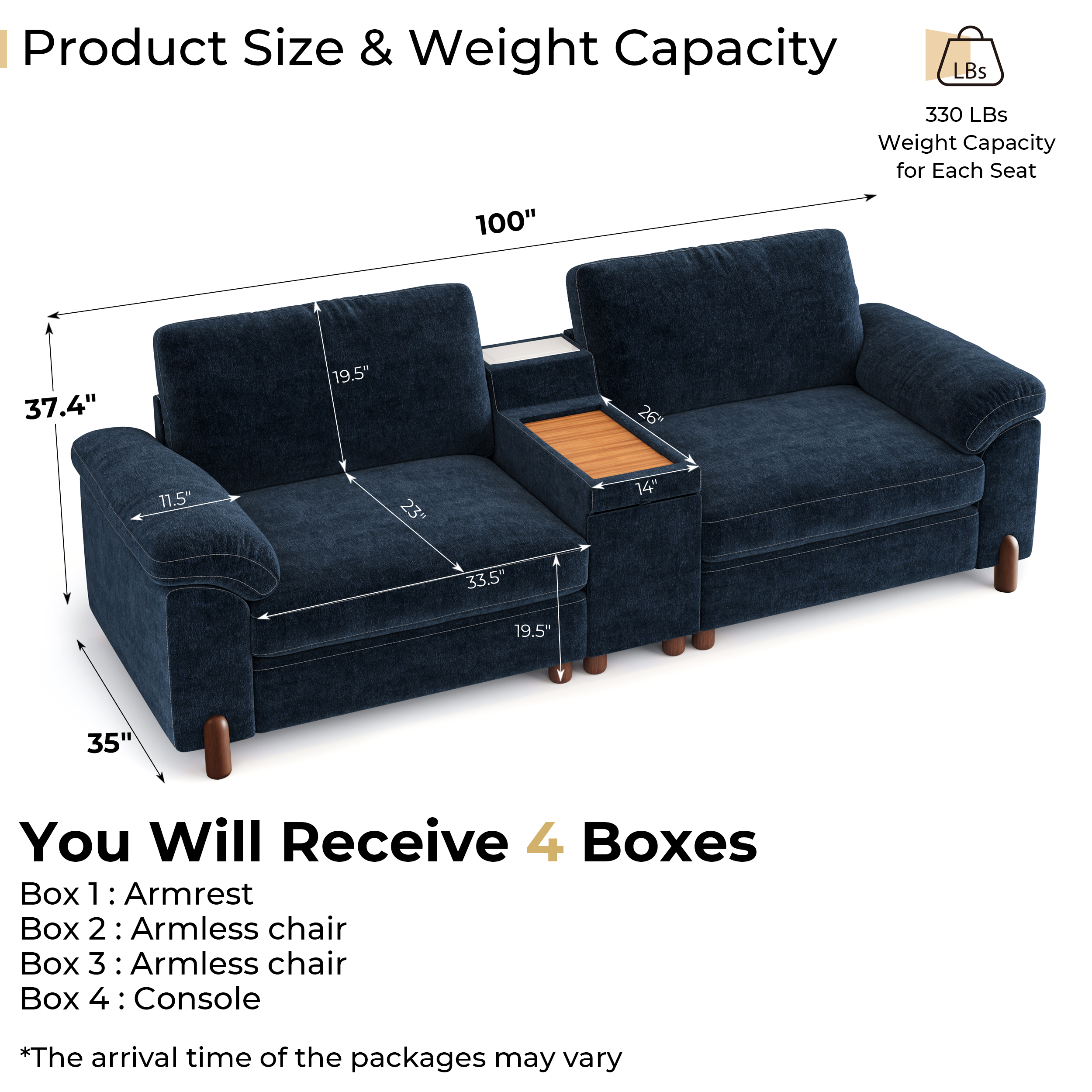 Vista 2-Seat Leather Love Seat Couch | For Living Room | SITJOY
