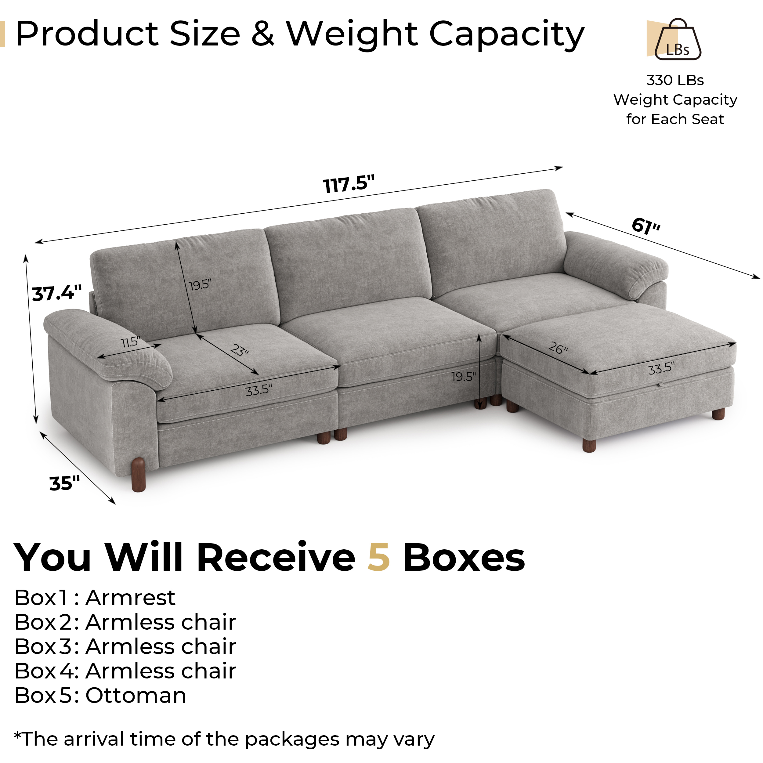 Vista Modular 4 | Ultimate Cozy Cinema Lounge