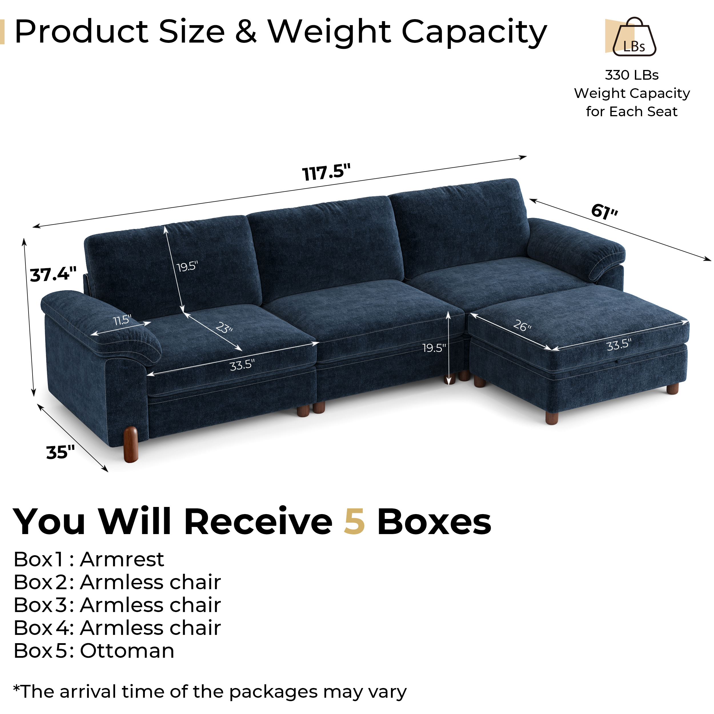 Vista Modular 4 | Ultimate Cozy Cinema Lounge