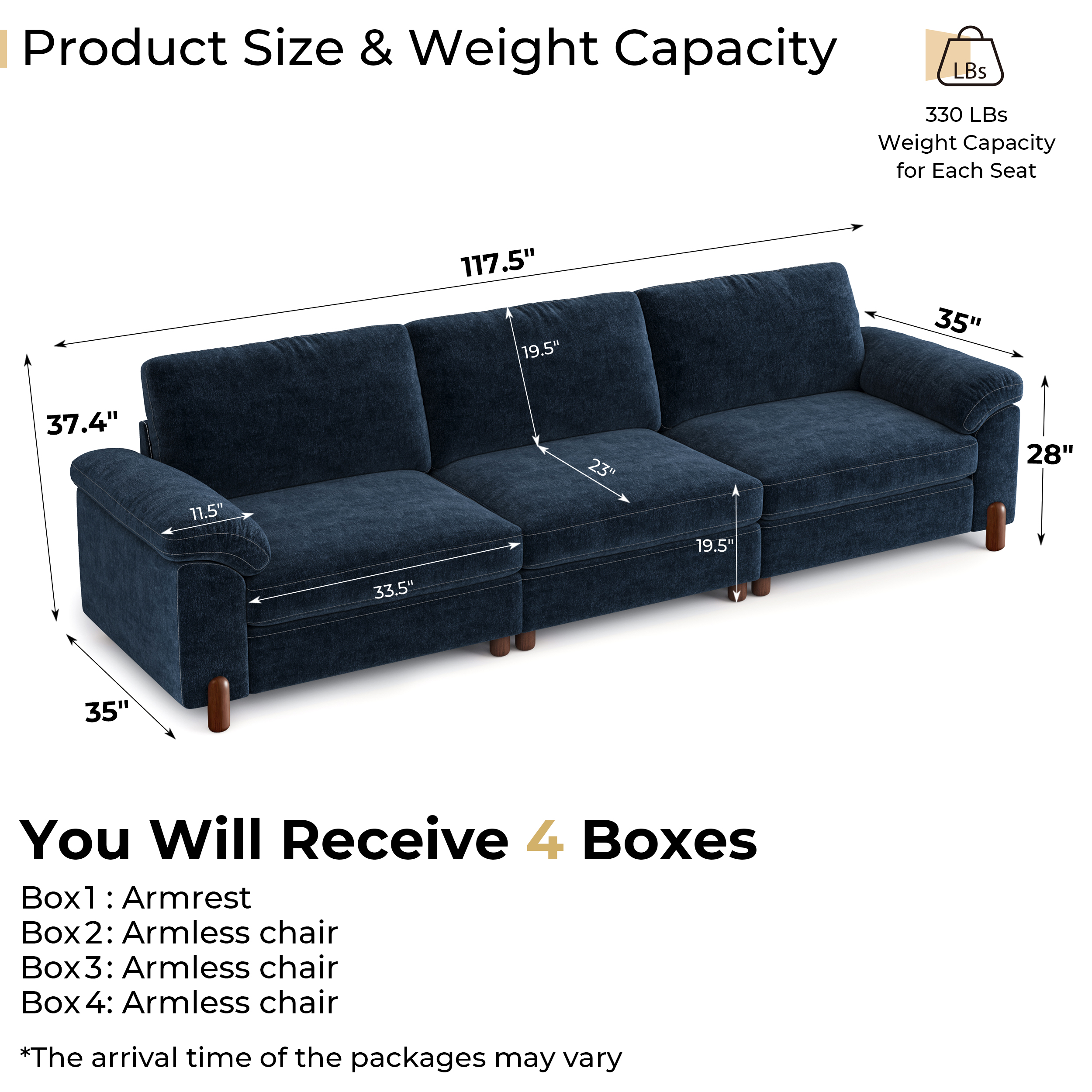 Vista 3-Seat Genuine Leather Sofa | Living Room | SITJOY