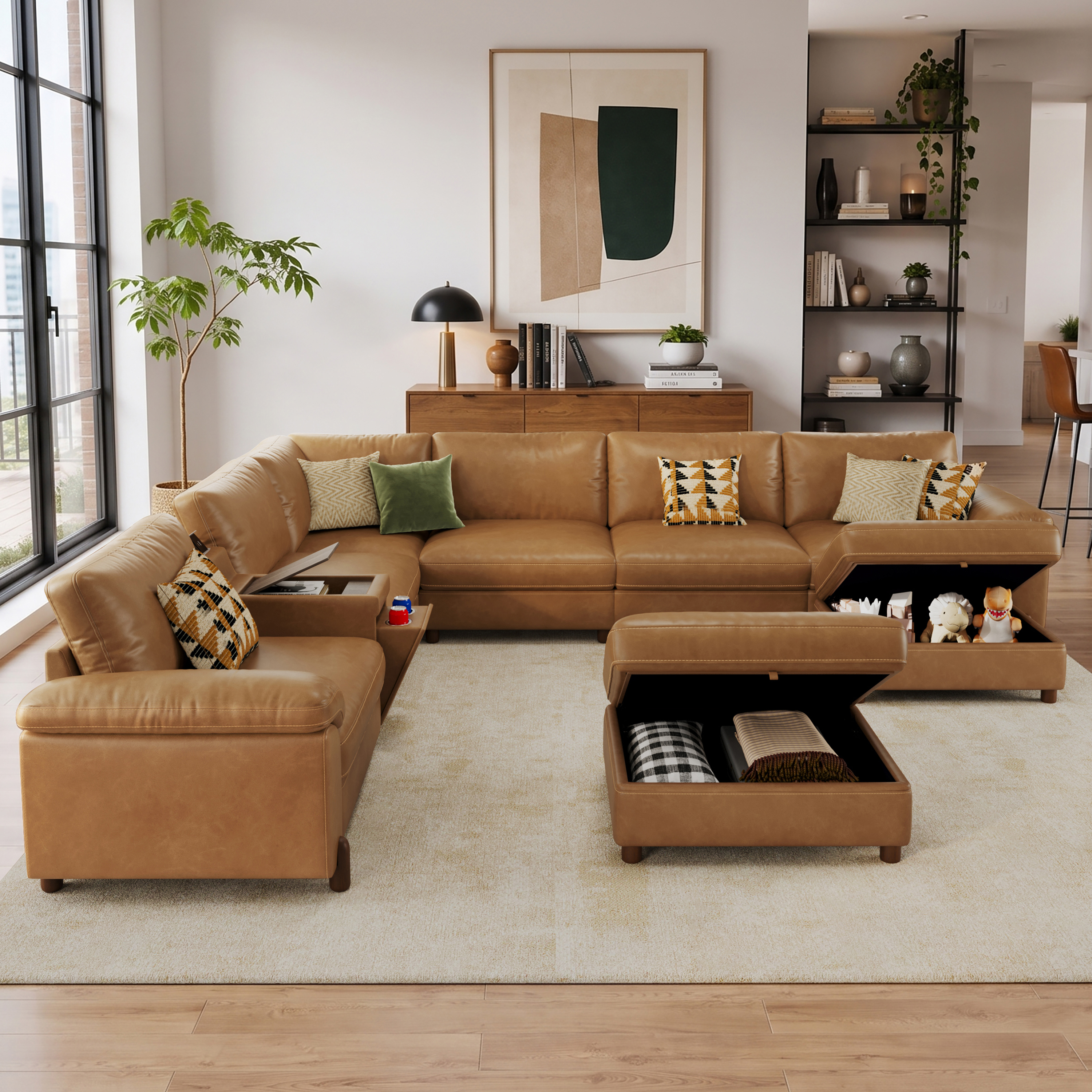 Vista 8-Seat U-Shaped Modular Sectional
