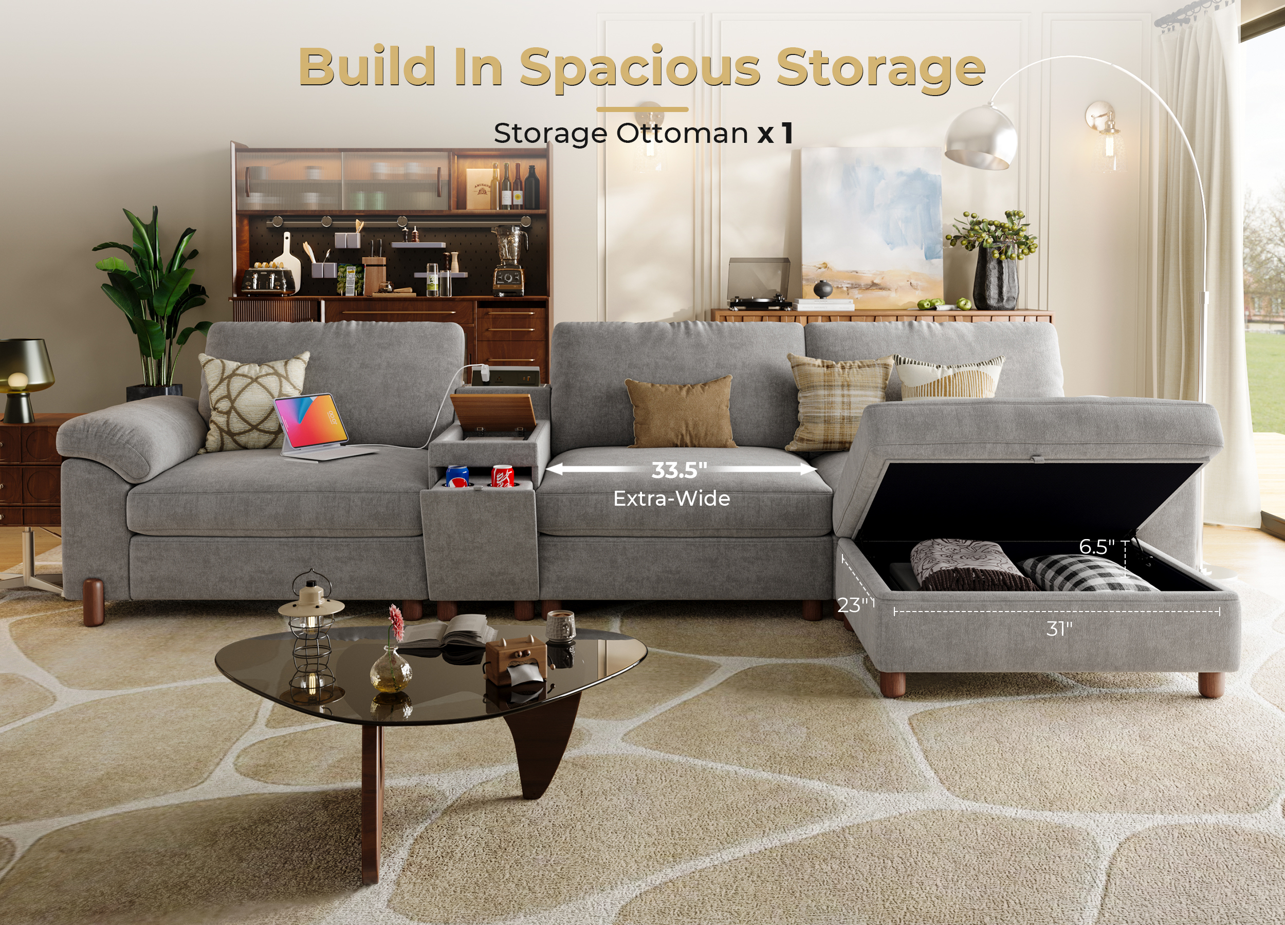 Vista Modular 5 | Ultimate Cozy Cinema Lounge