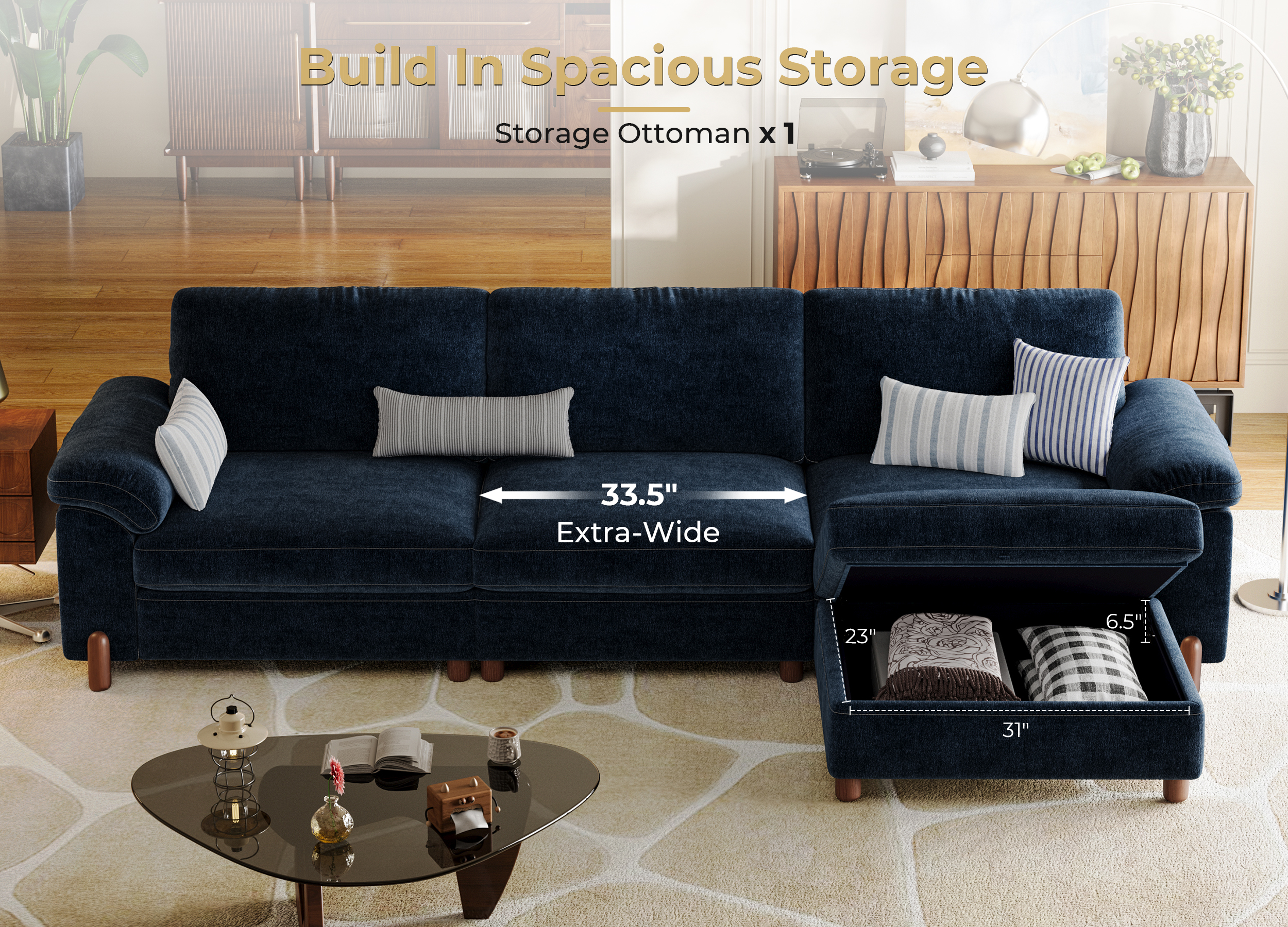 Vista Modular 4 | Ultimate Cozy Cinema Lounge