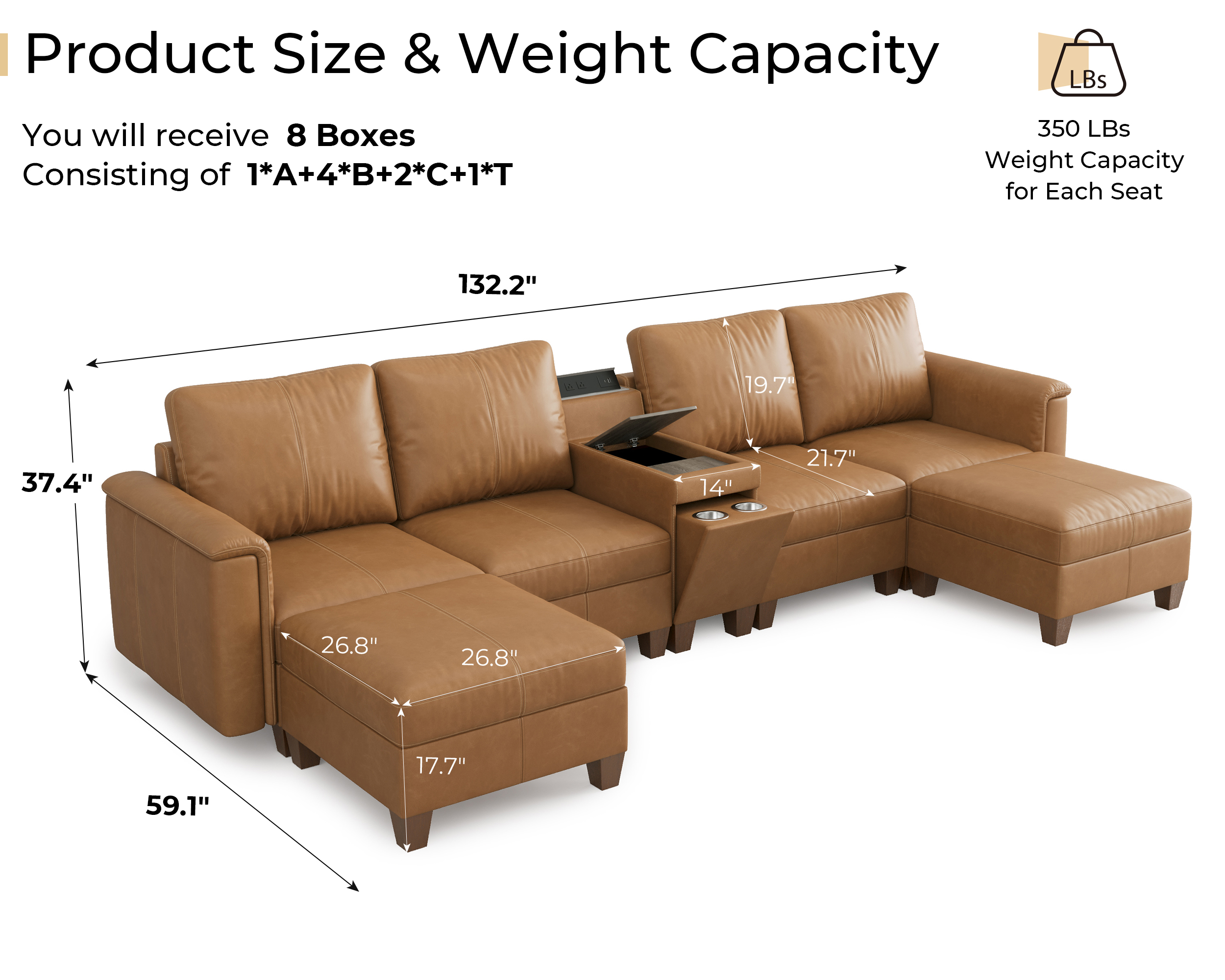 Nexus 7-Seat Modular | Living Room Furniture | SITJOY