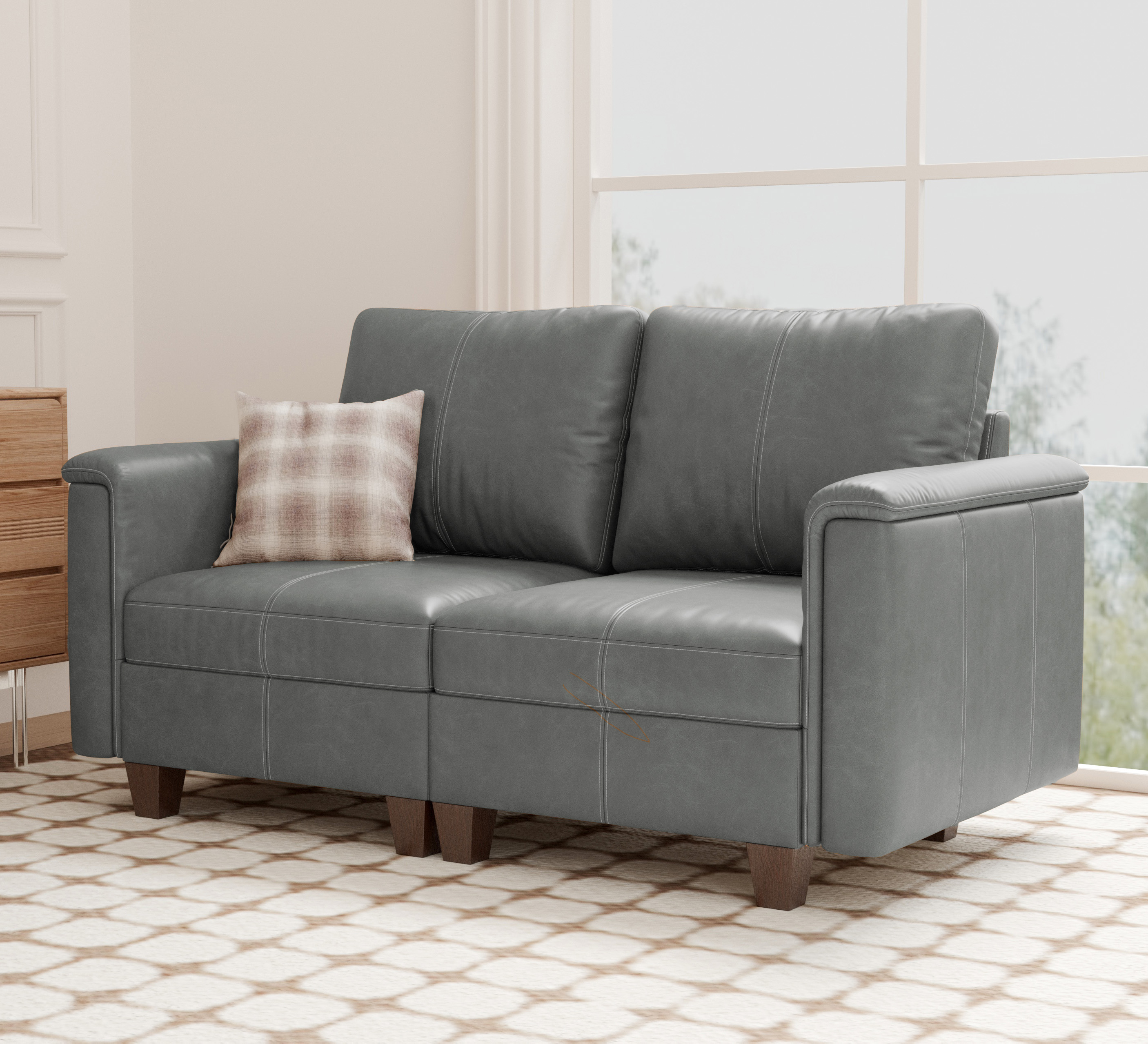 Modular SectionaL Sofa 2 Seats with storage