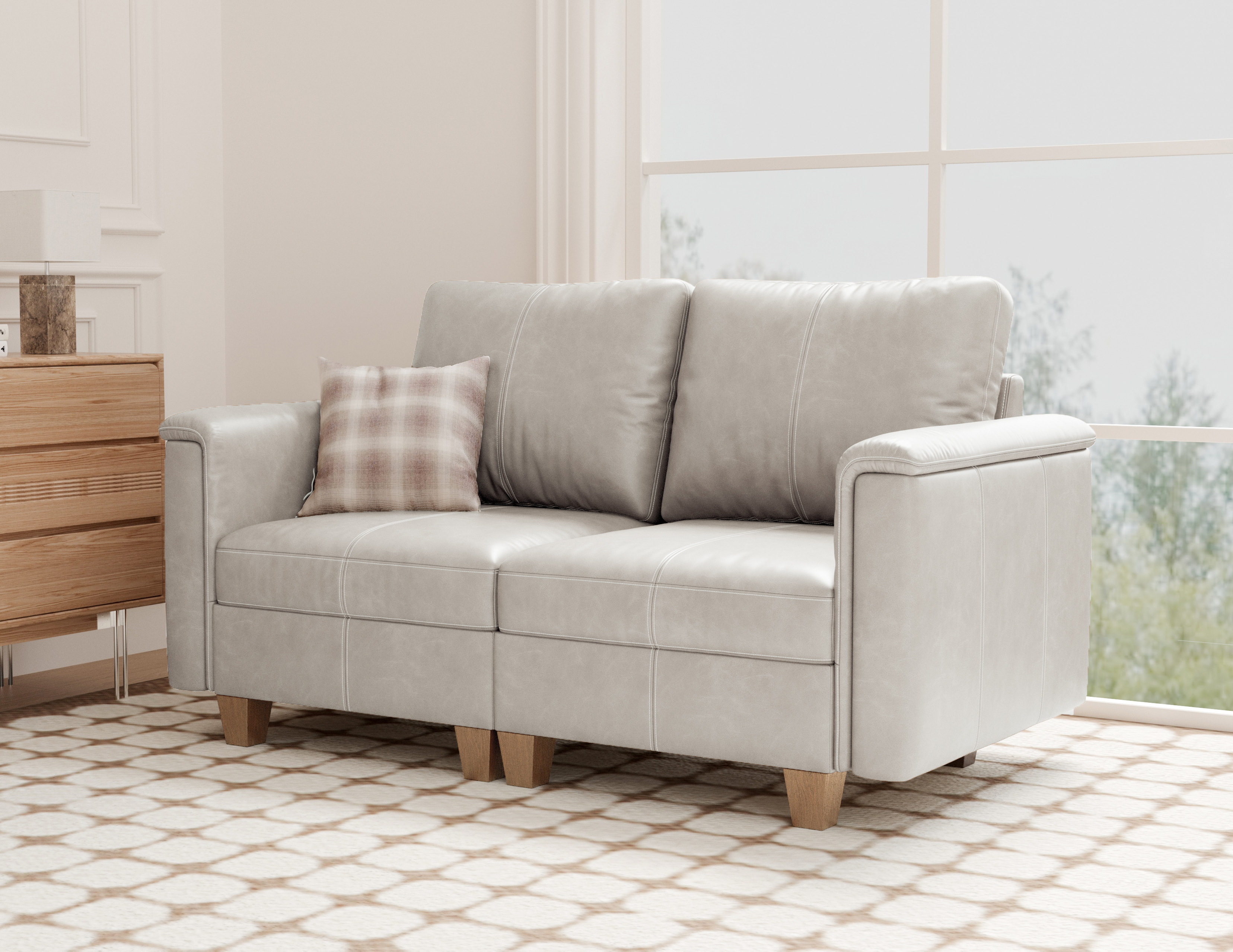 Modular SectionaL Sofa 2 Seats with storage