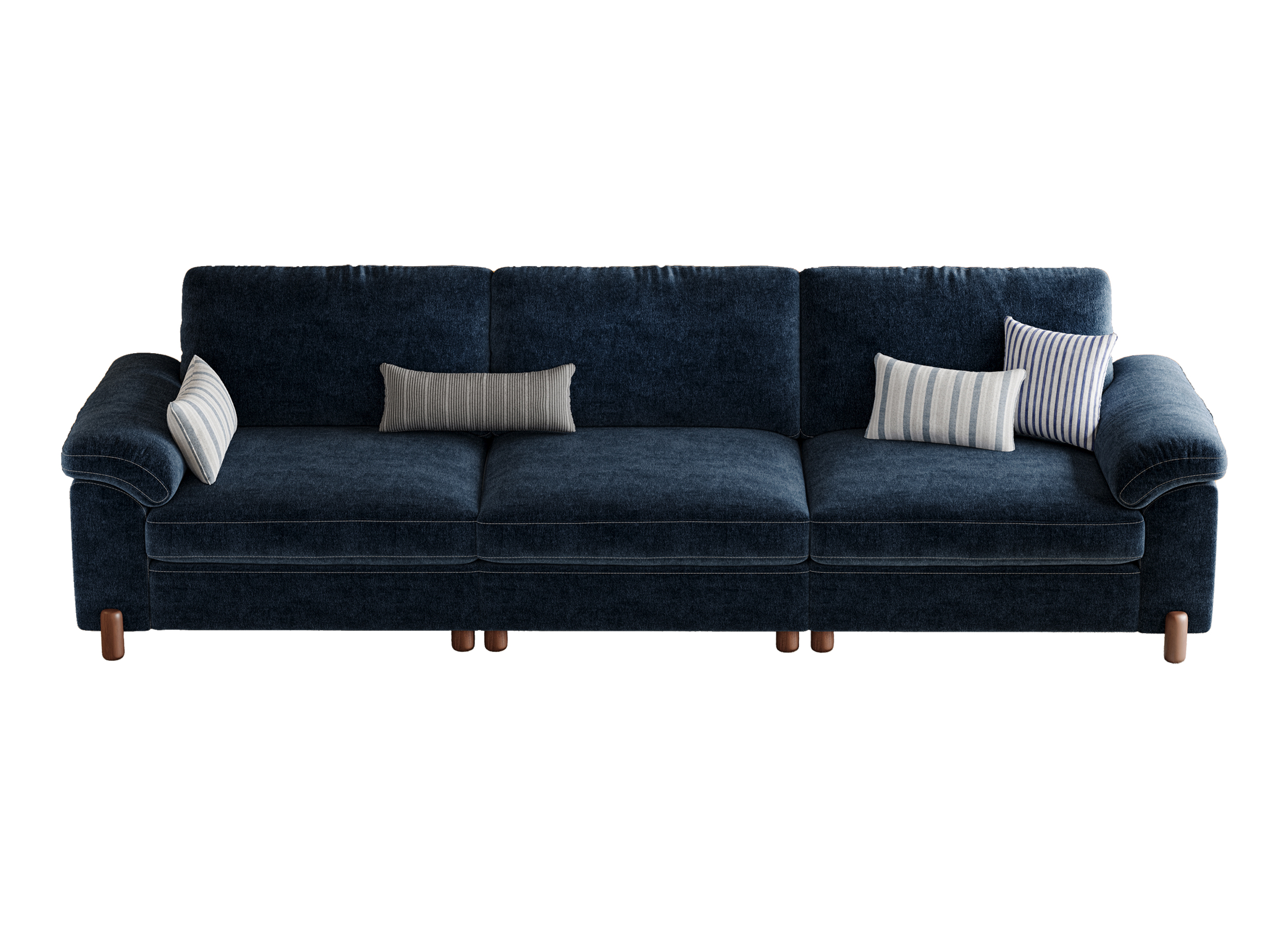 Vista 3-Seat Bench-Style Modular Sofa