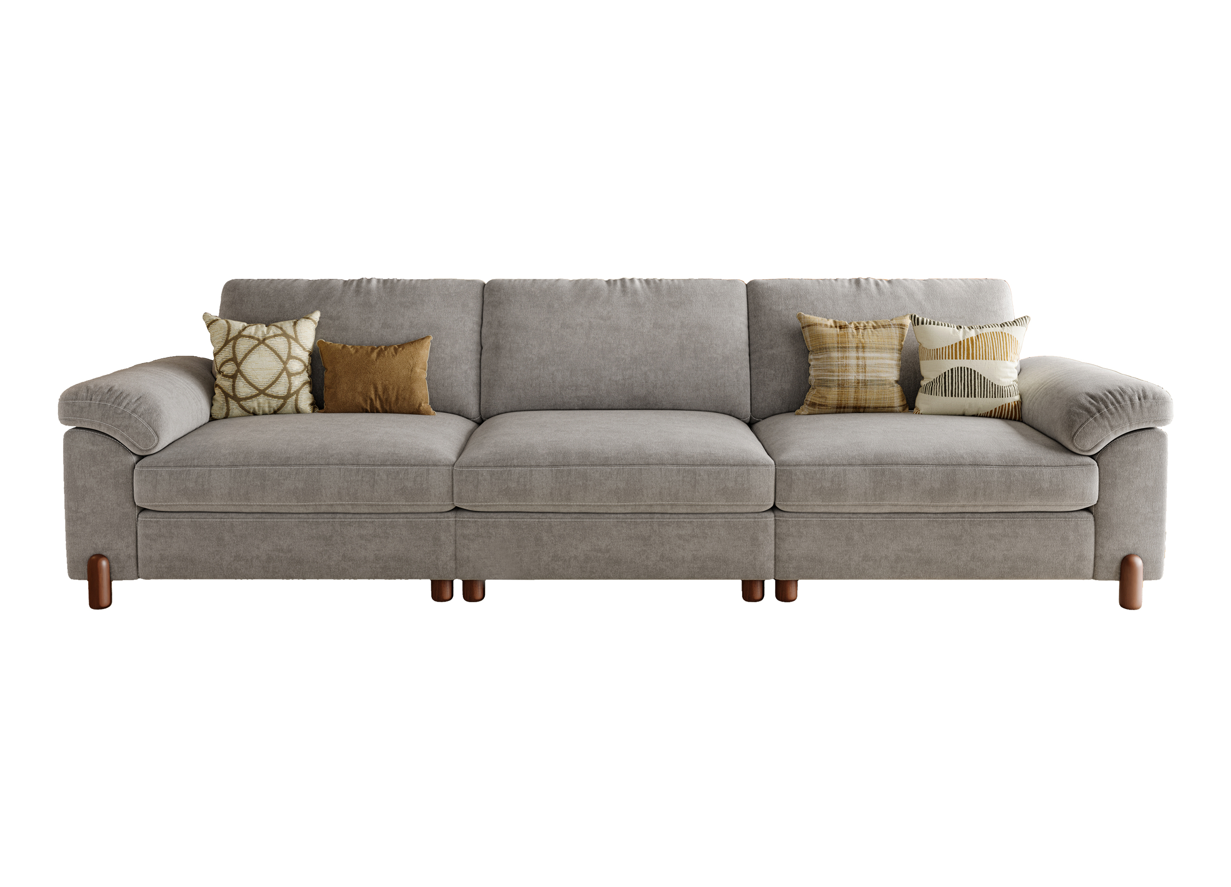 Vista 3-Seat Bench-Style Modular Sofa