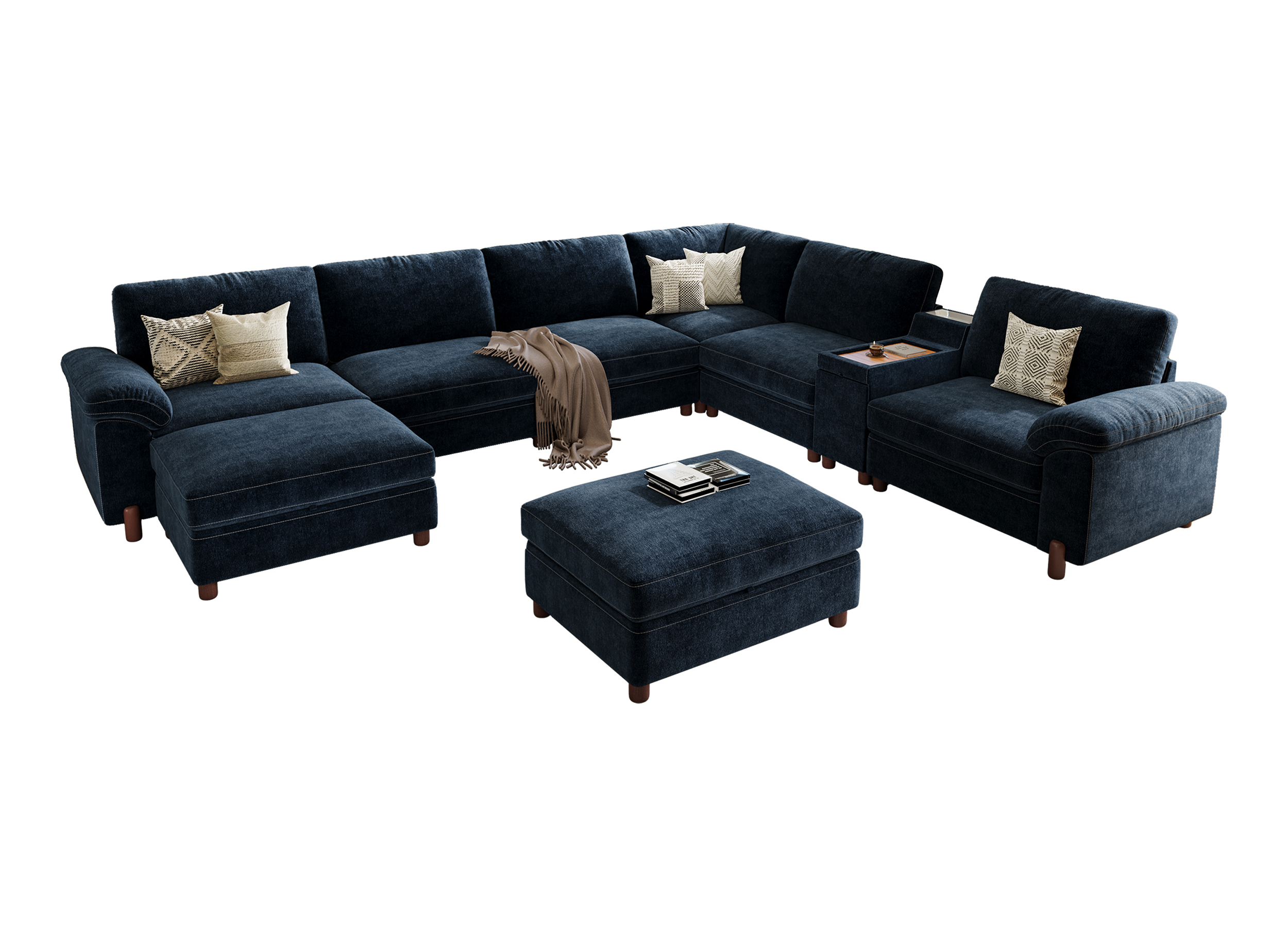 Vista 8-Seat U-Shaped Modular Sectional