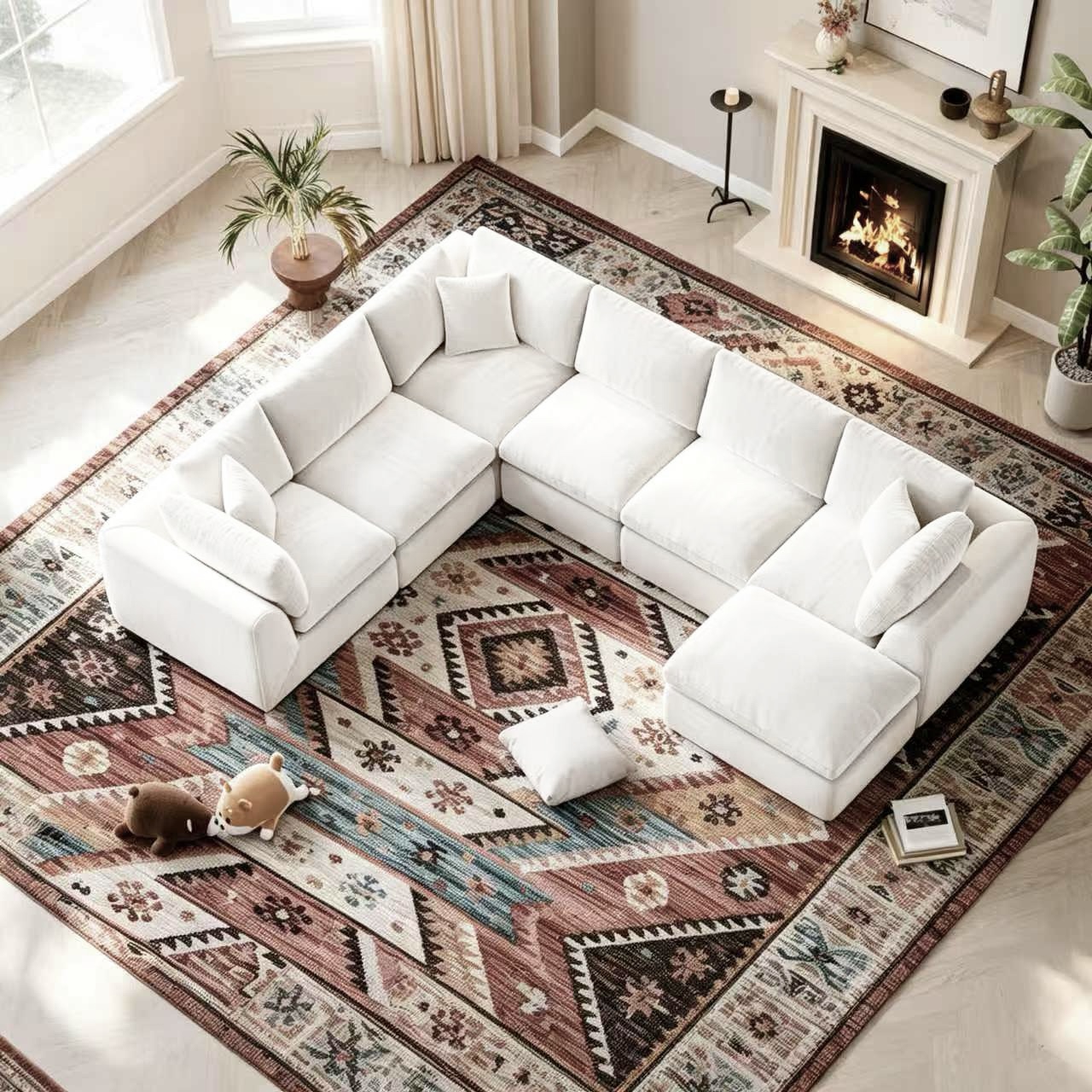 Haven 7-Seat U-Shaped Cloud Sectional