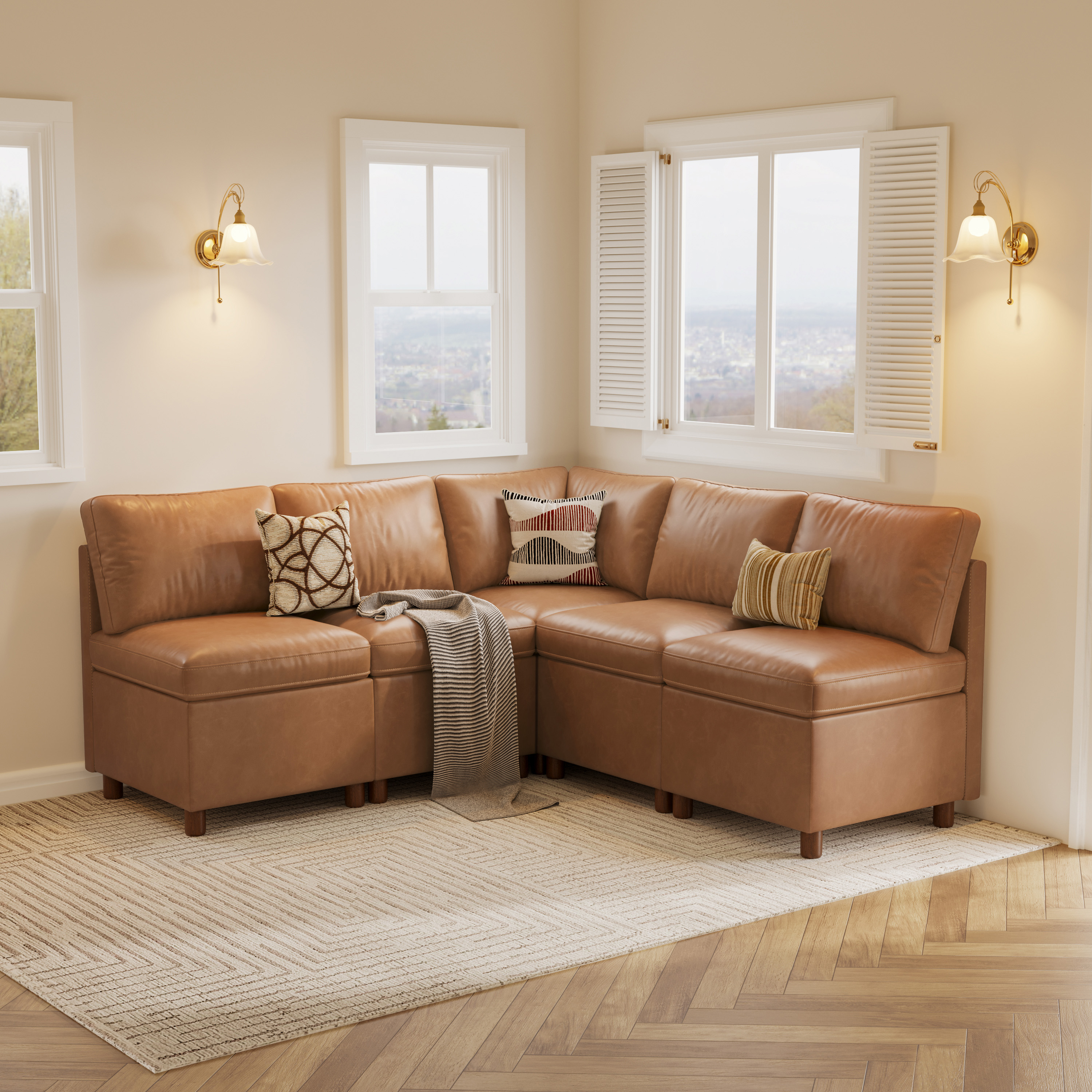  SITJOY Breakfast Nook Bench with Storage DC-01