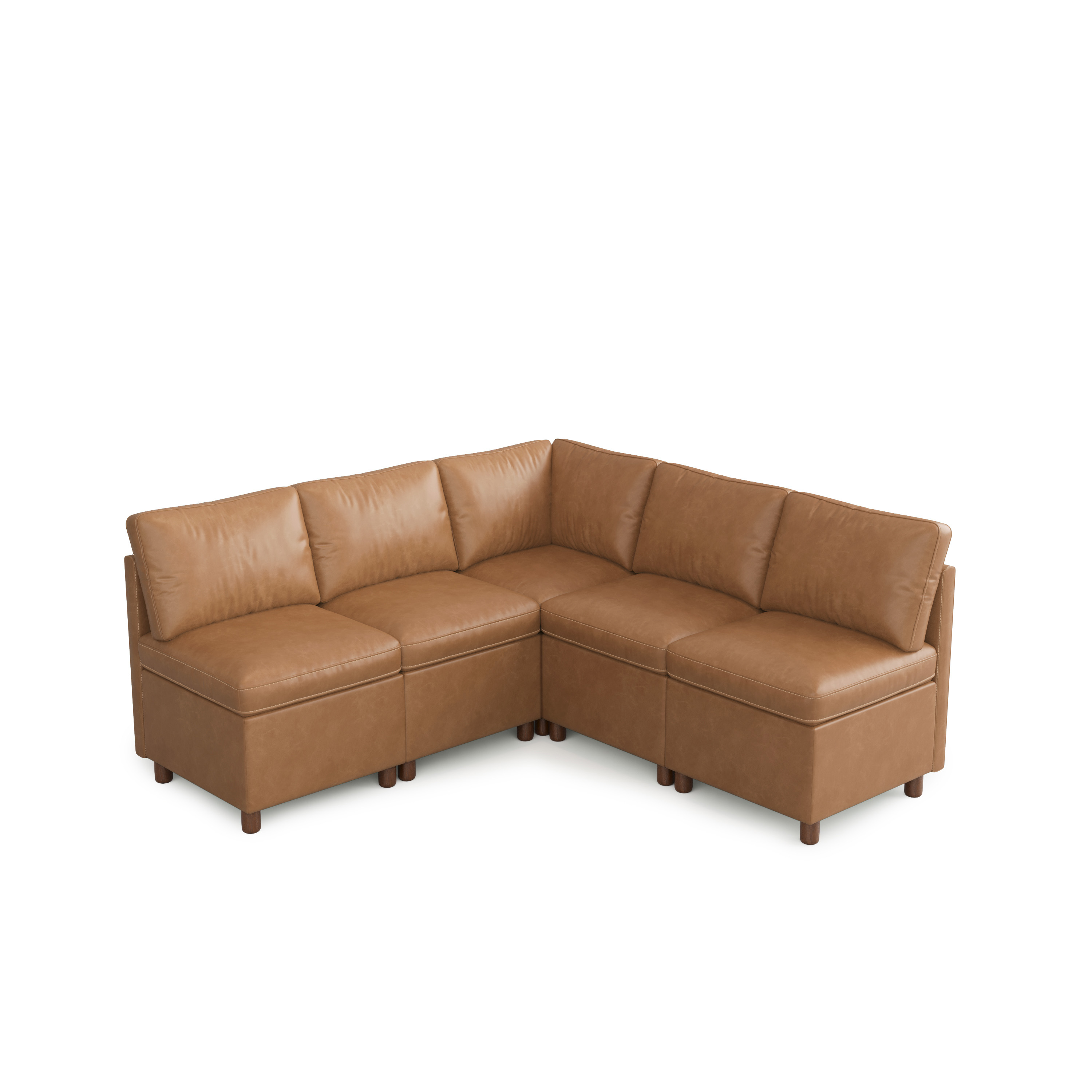 Aura 5-Seat L-Shaped Breakfast Nook with Hidden Storage