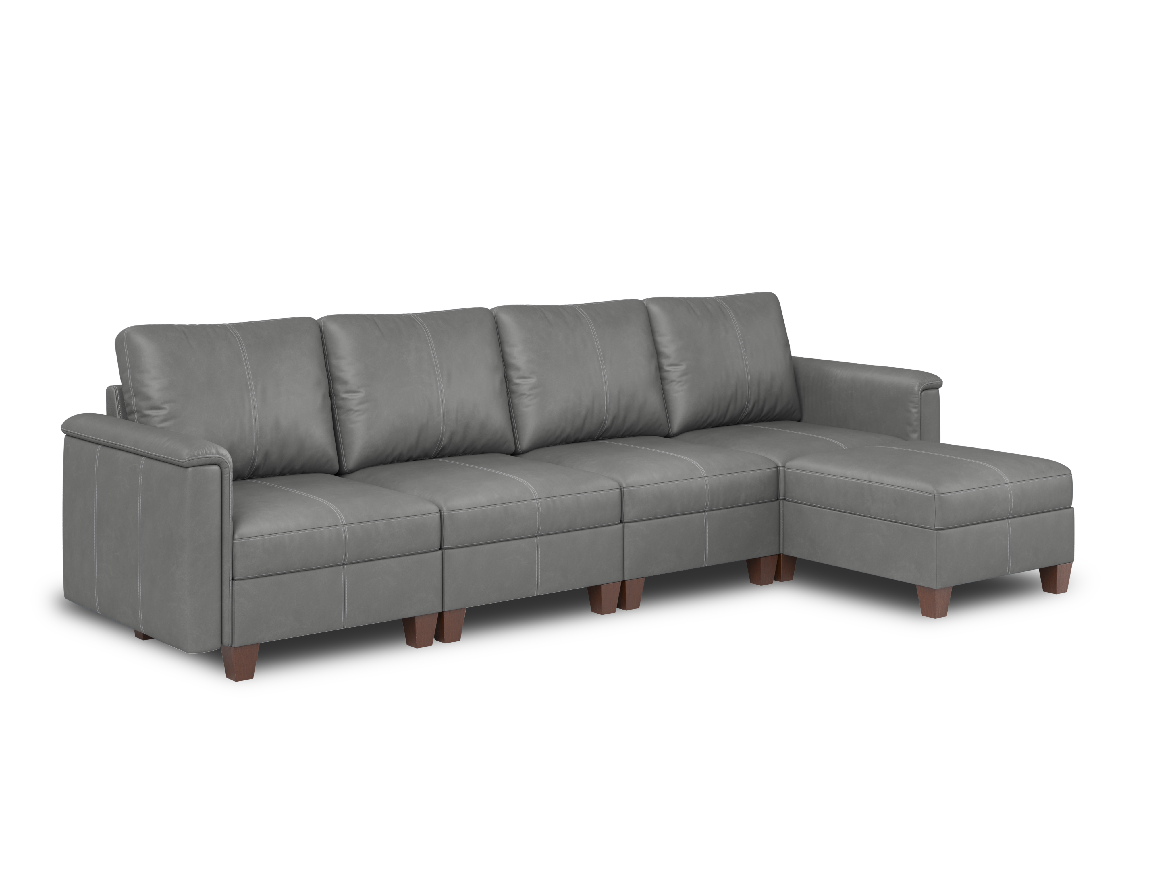 Modular SectionaL Sofa 4 Seats with 1 Ottomans