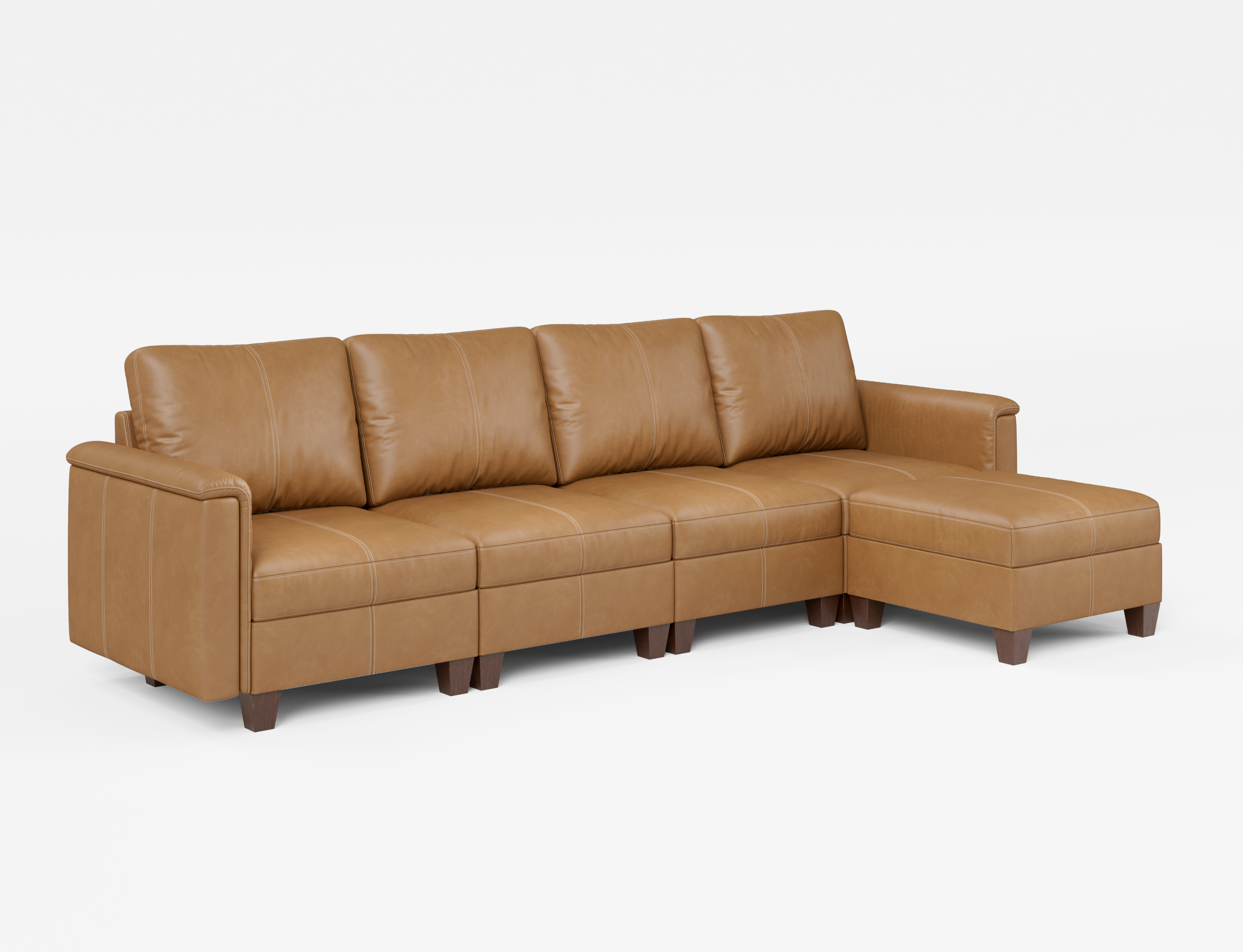 Modular SectionaL Sofa 4 Seats with 1 Ottomans