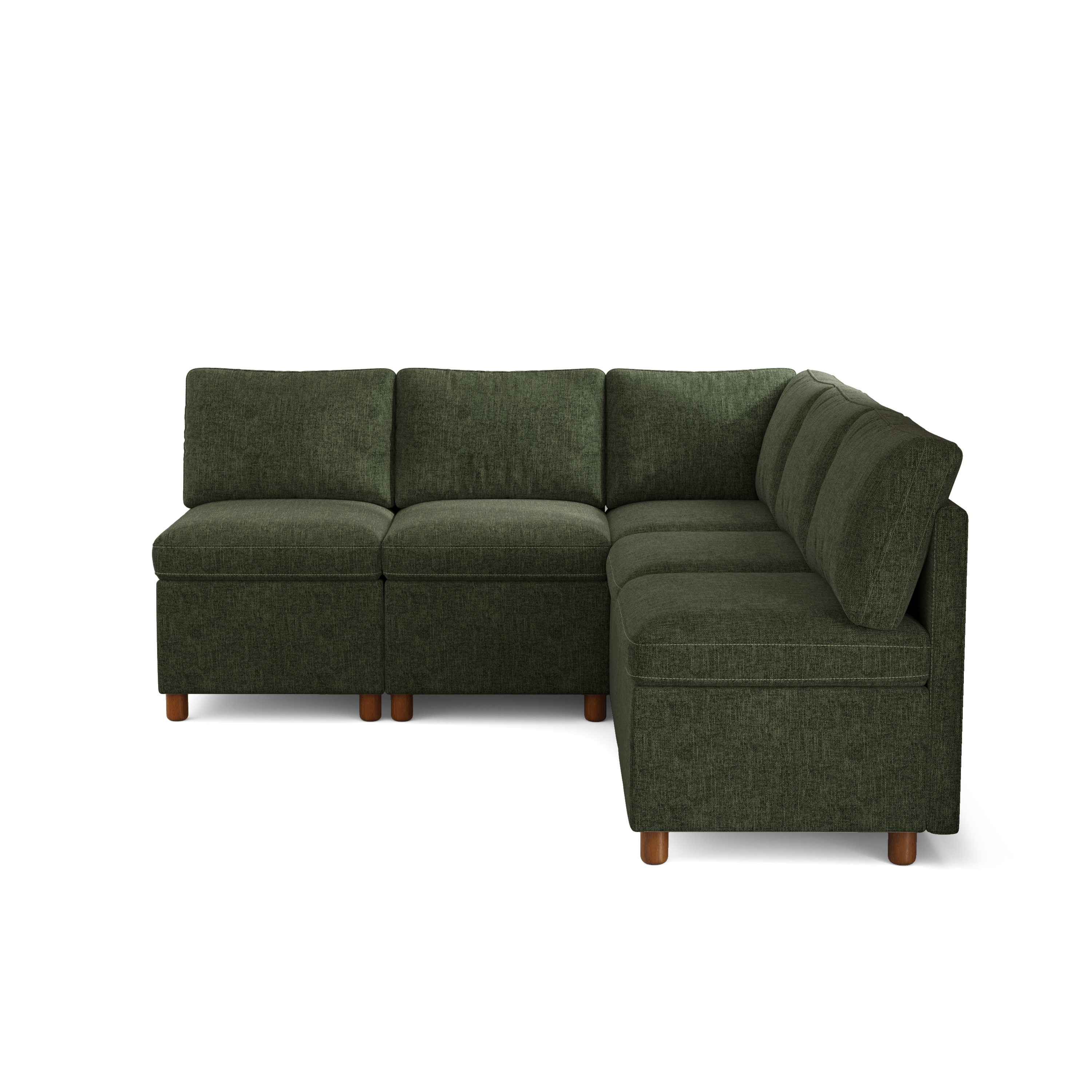 Aura 5-Seat L-Shaped Breakfast Nook with Hidden Storage