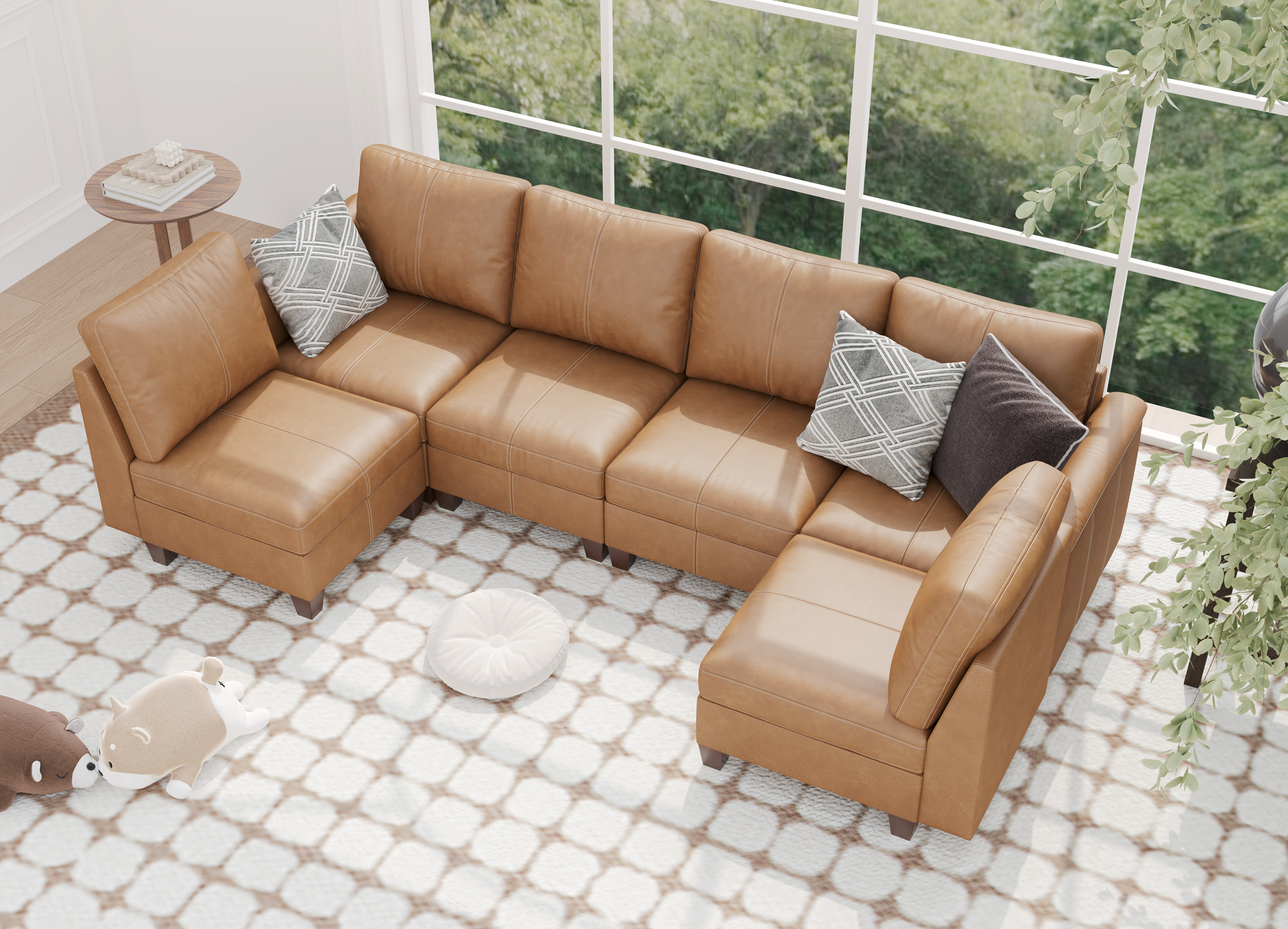 MS-01 Modular SectionaL Sofa 6 Seats