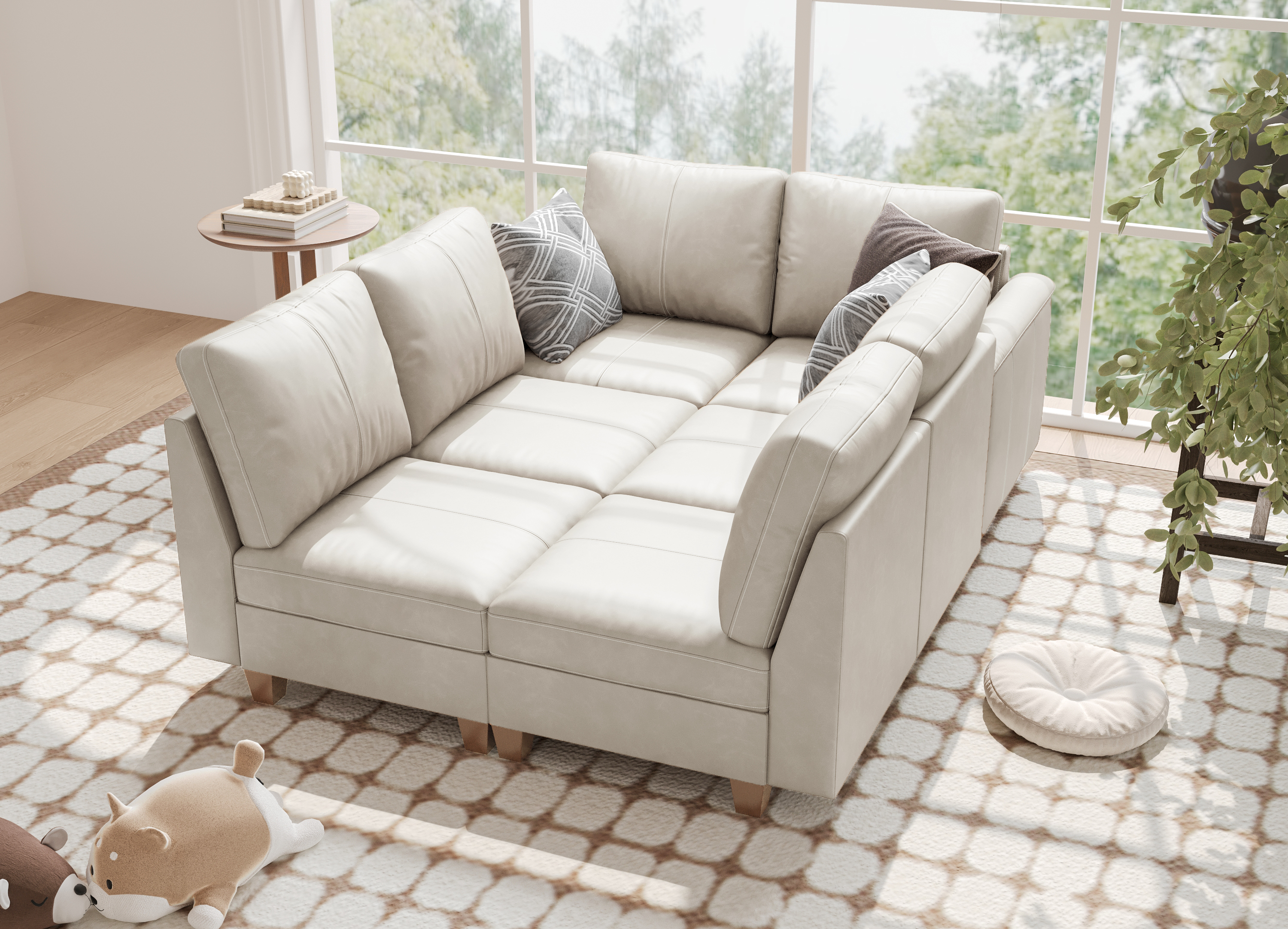 MS-01 Modular SectionaL Sofa 6 Seats