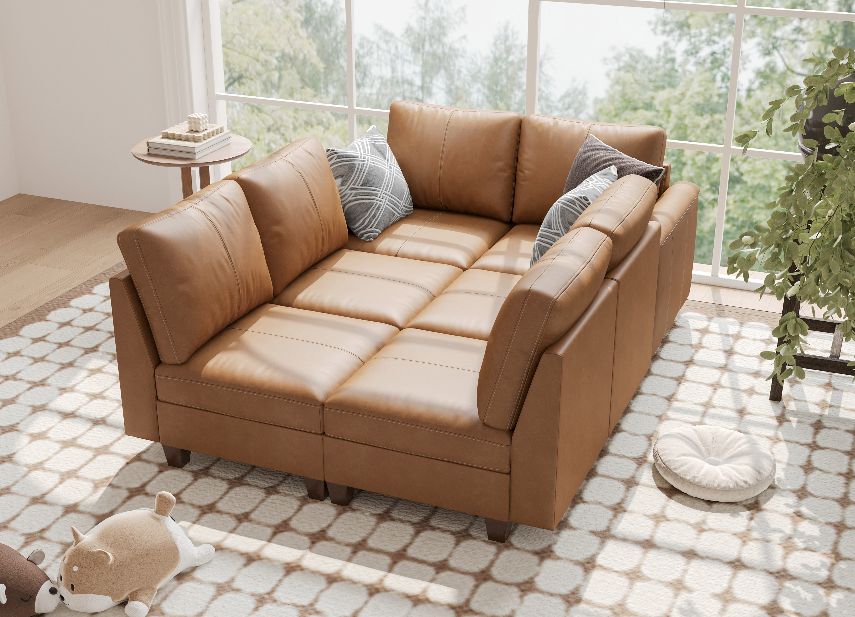 MS-01 Modular SectionaL Sofa 6 Seats