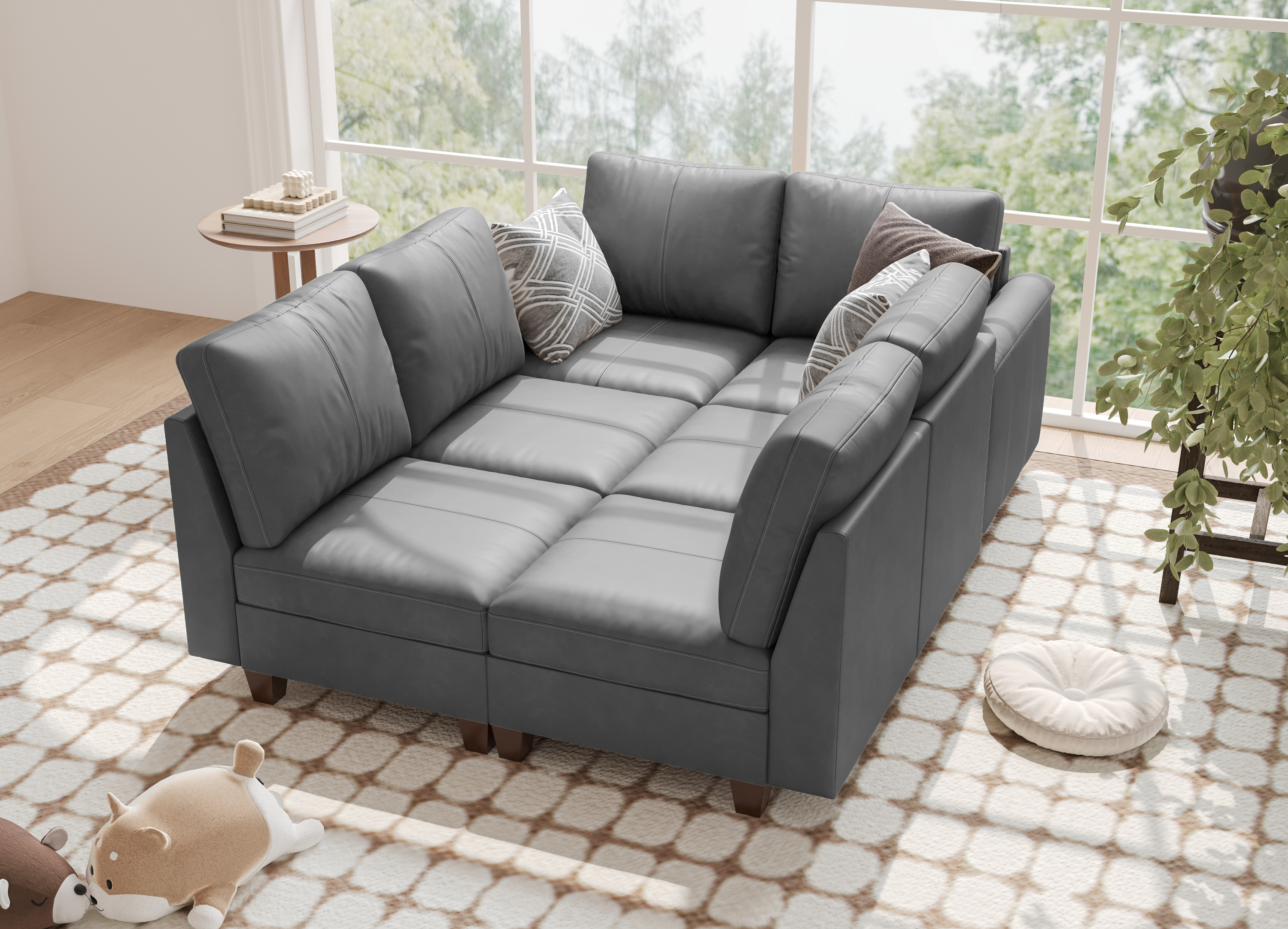 MS-01 Modular SectionaL Sofa 6 Seats