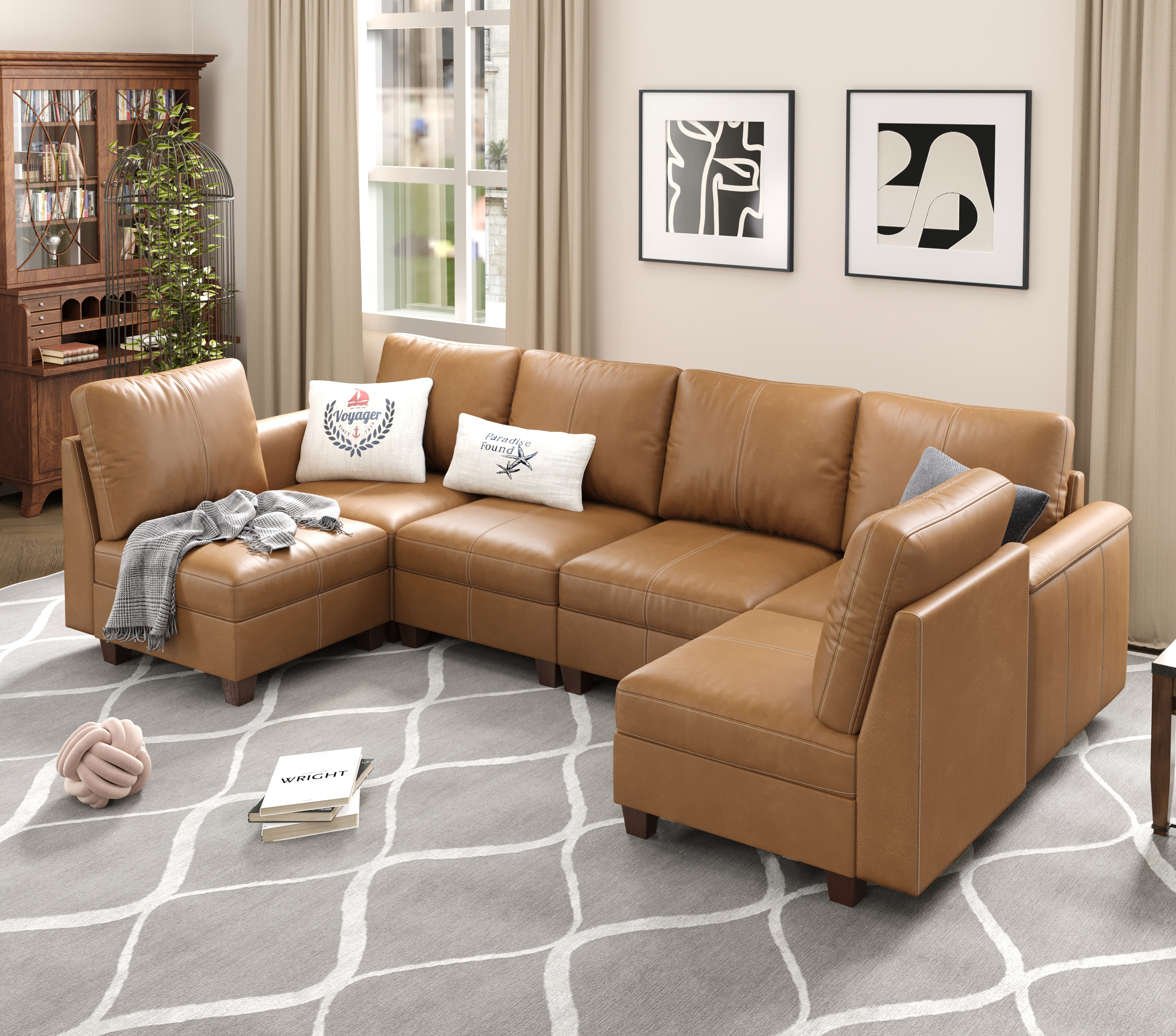 MS-01 Modular SectionaL Sofa 6 Seats