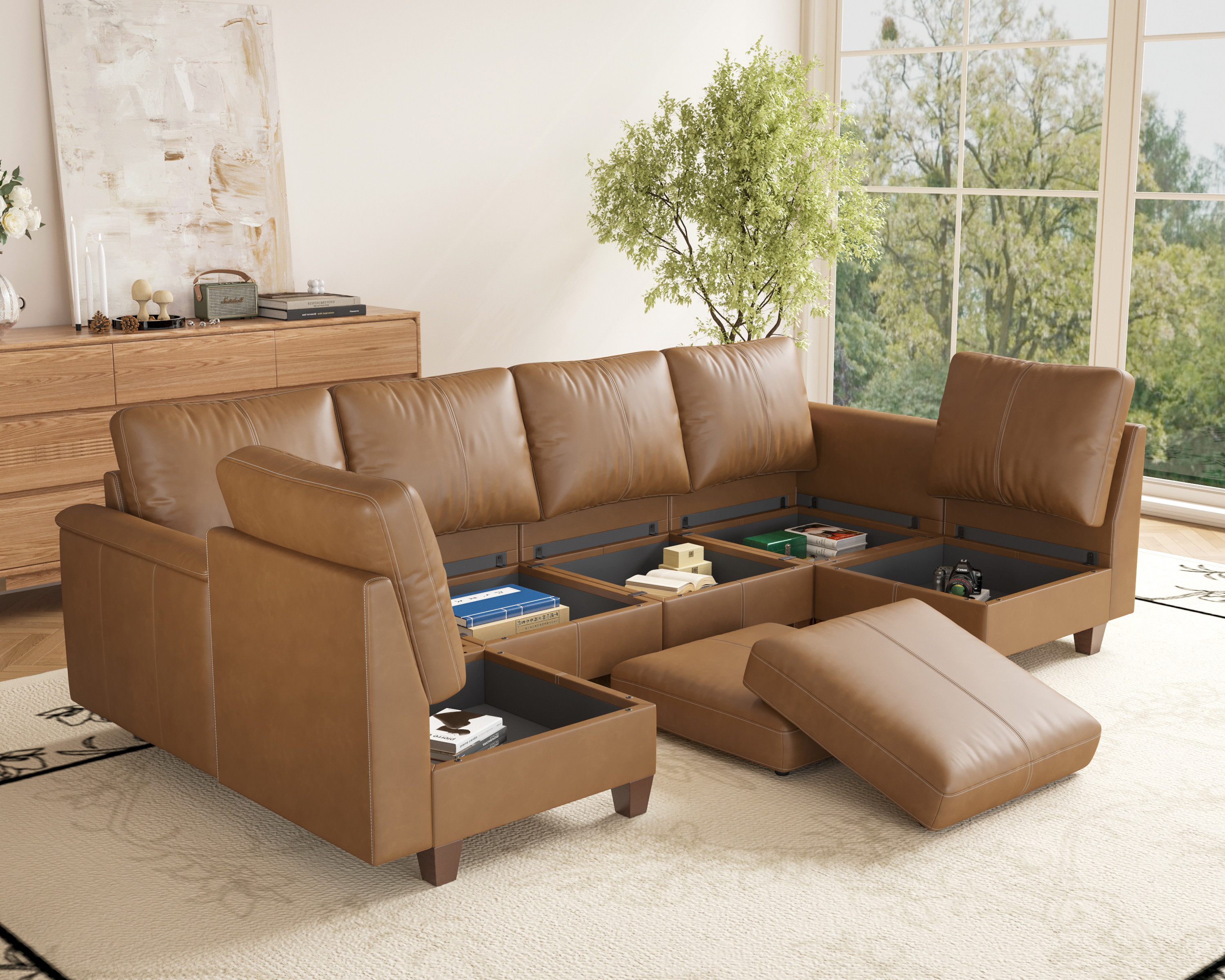 MS-01 Modular SectionaL Sofa 6 Seats