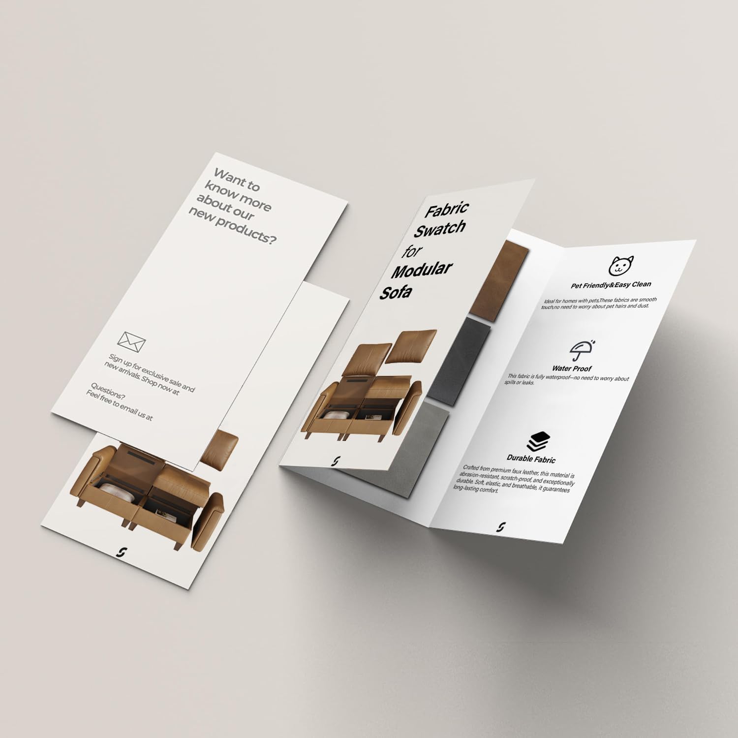 Modular SectionaL Sofa Free Fabric Swatches