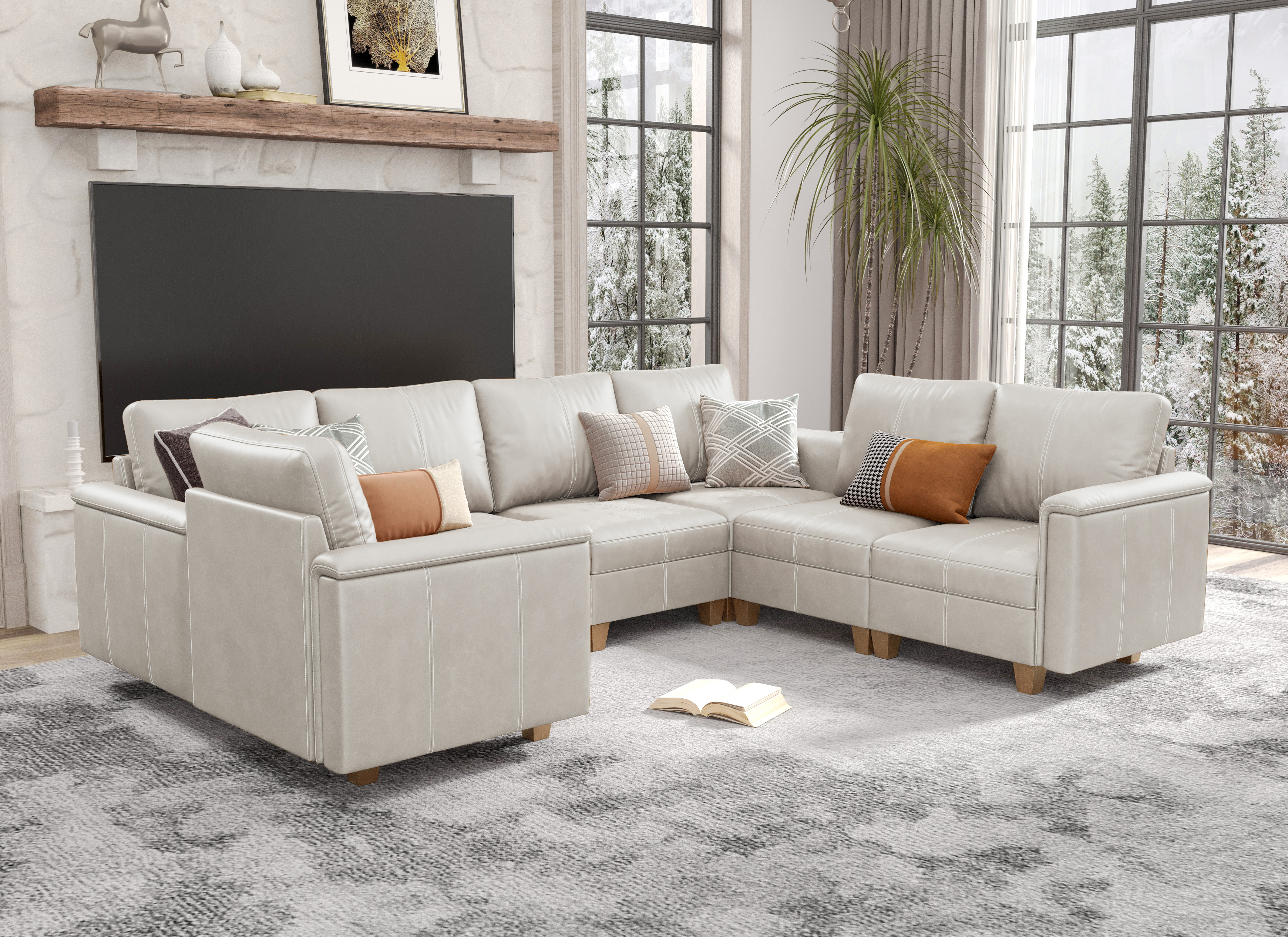 MS-01 Modular SectionaL Sofa 7 Seats