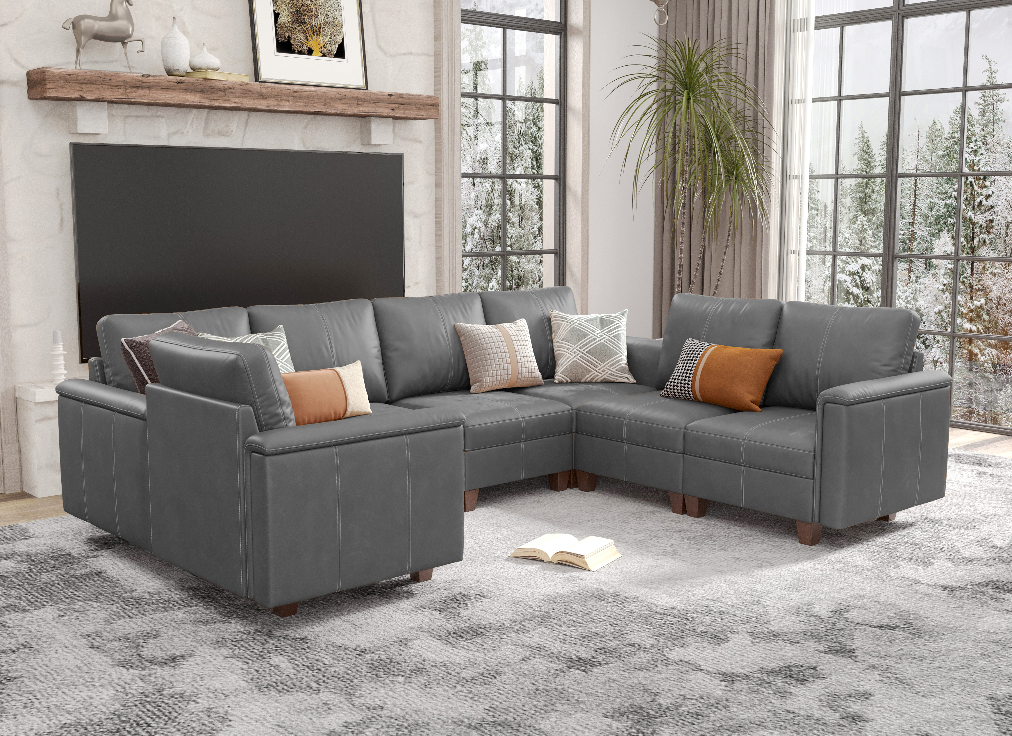 MS-01 Modular SectionaL Sofa 7 Seats