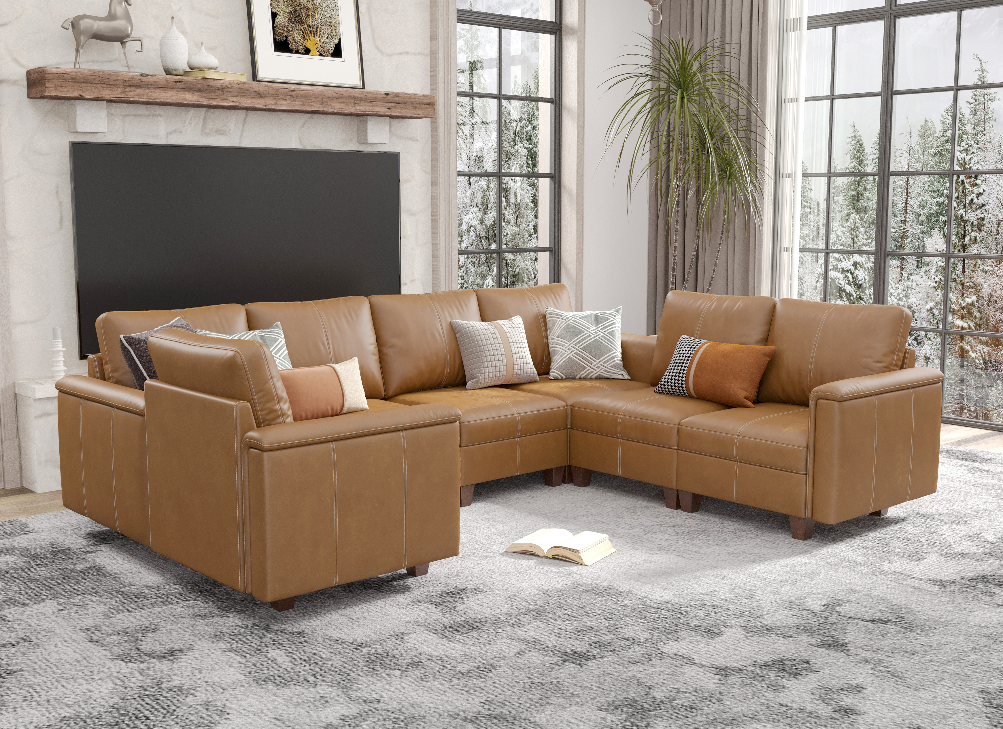 MS-01 Modular SectionaL Sofa 7 Seats