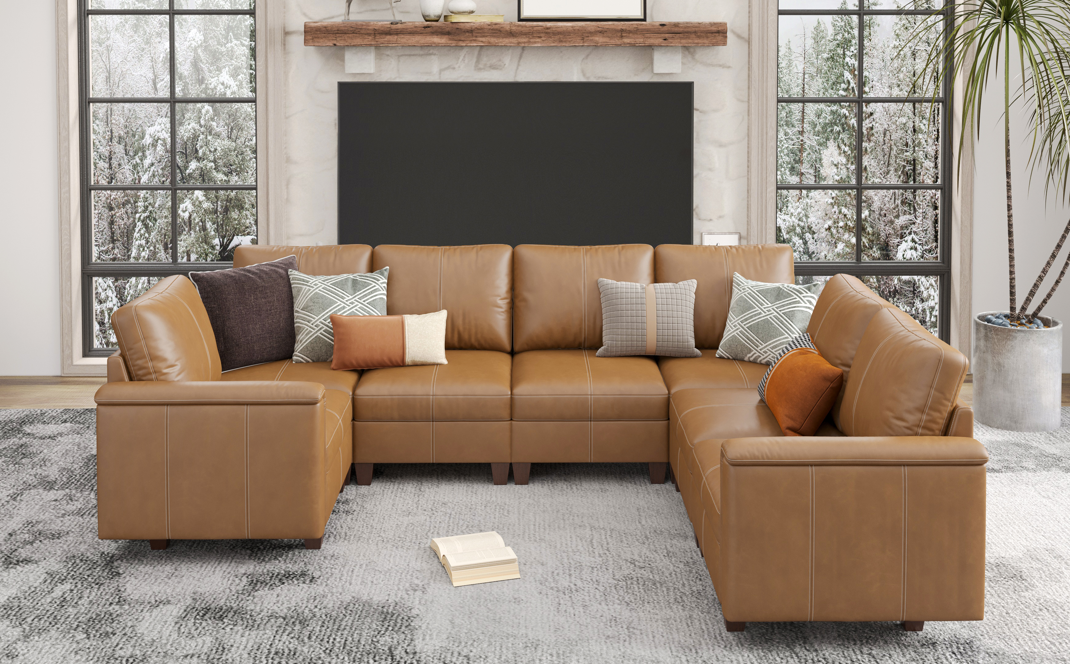 MS-01 Modular SectionaL Sofa 7 Seats