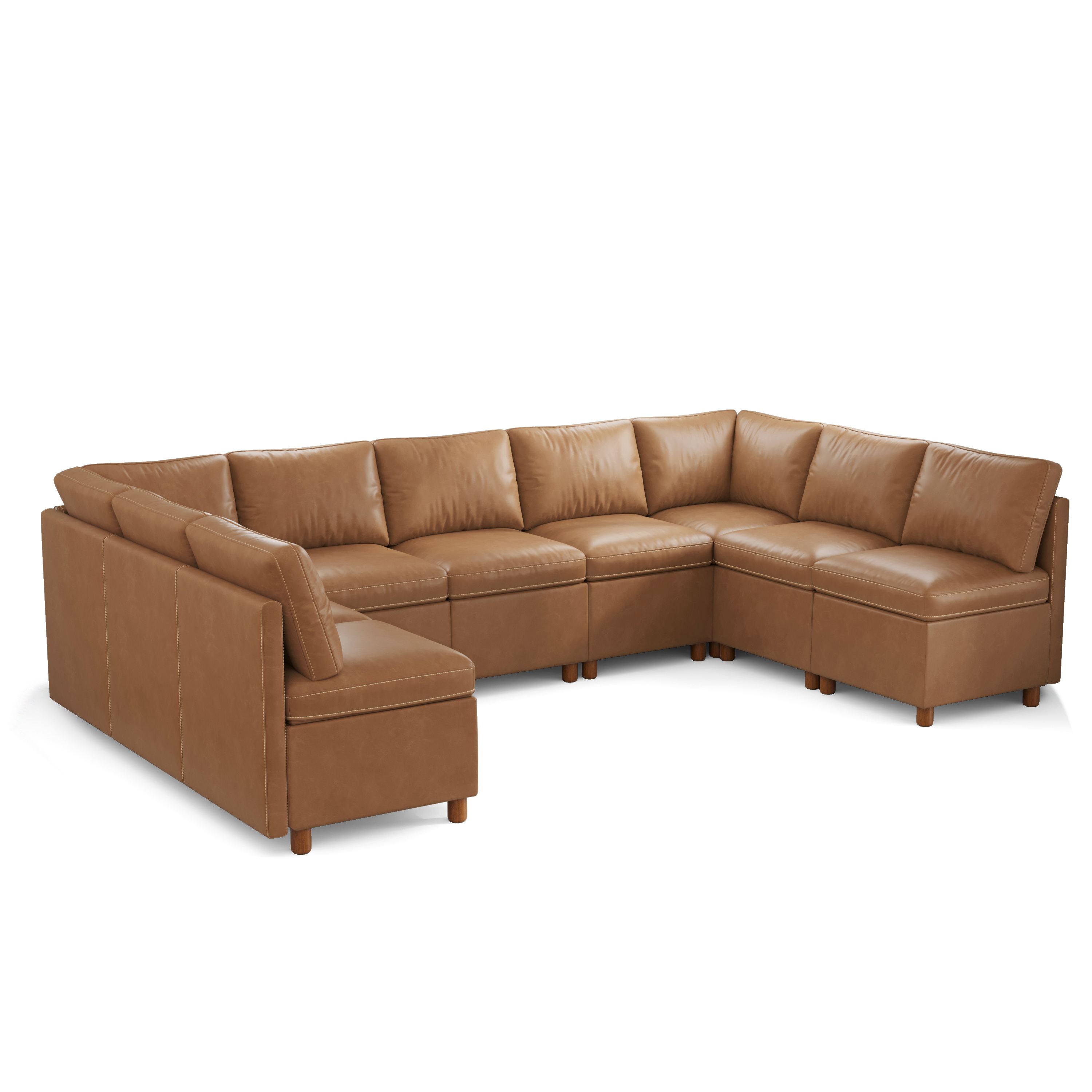 Aura 9-Seat U-Shaped Breakfast Nook with Hidden Storage
