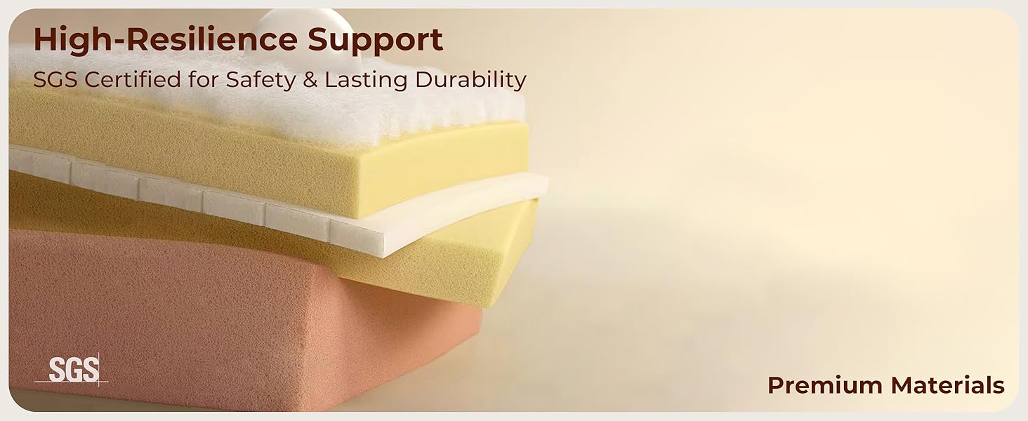 High-Density High-Resilience Memory Foam