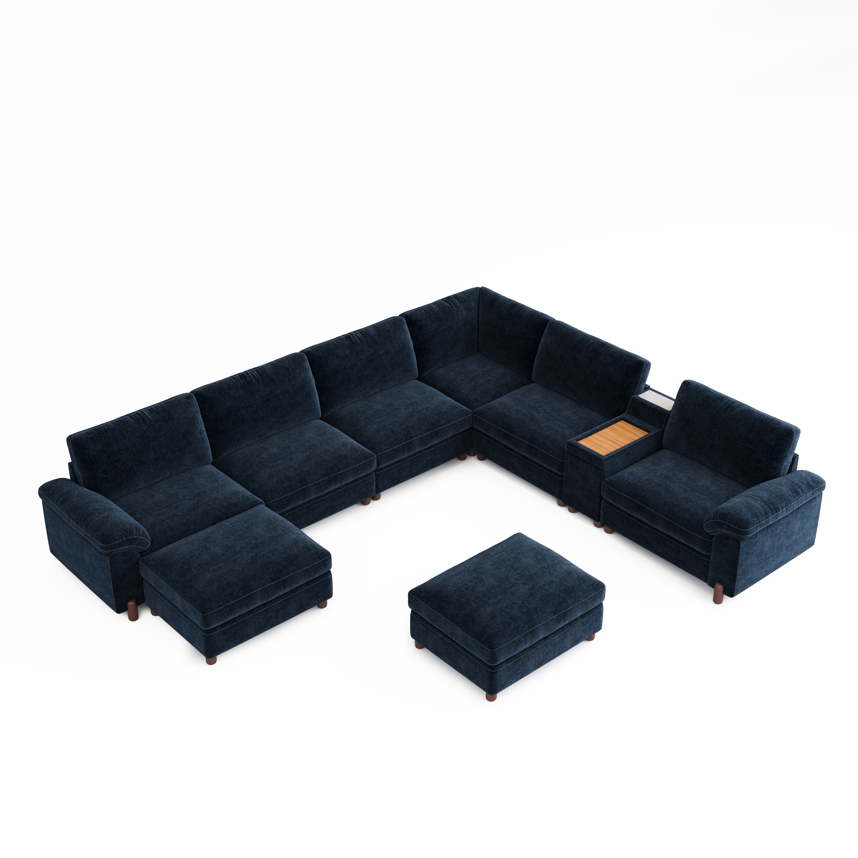 Vista 8-Seat U-Shaped Modular Sectional