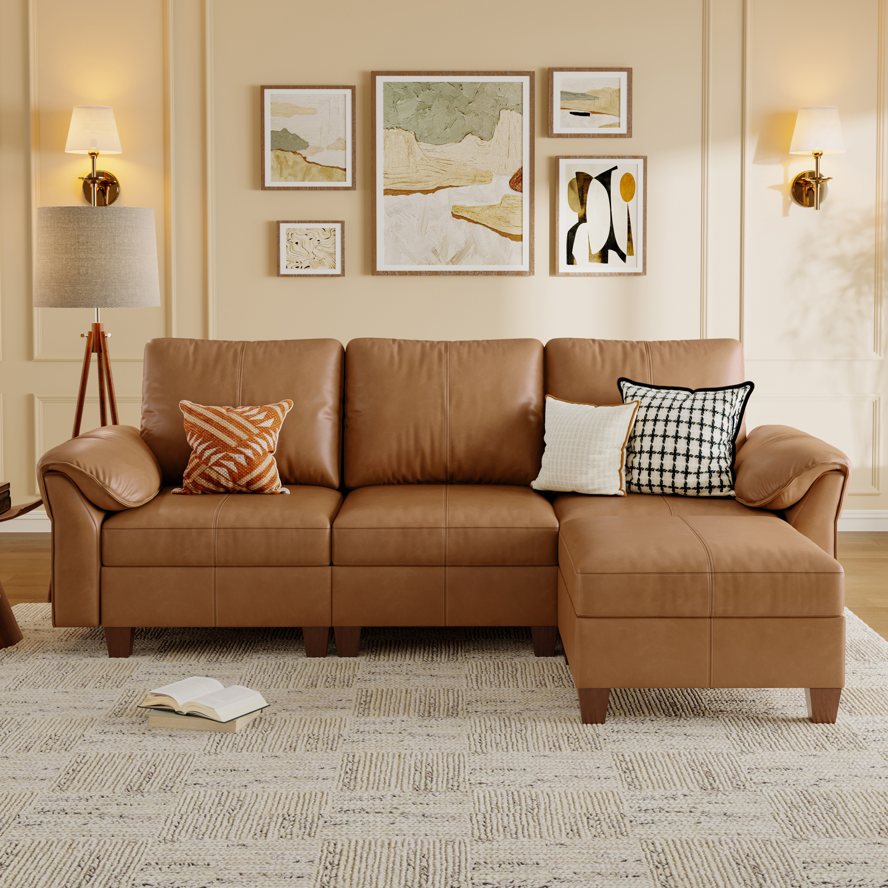 Nest Modular 4 Seats Sofa | Storage Ottoman | SITJOY