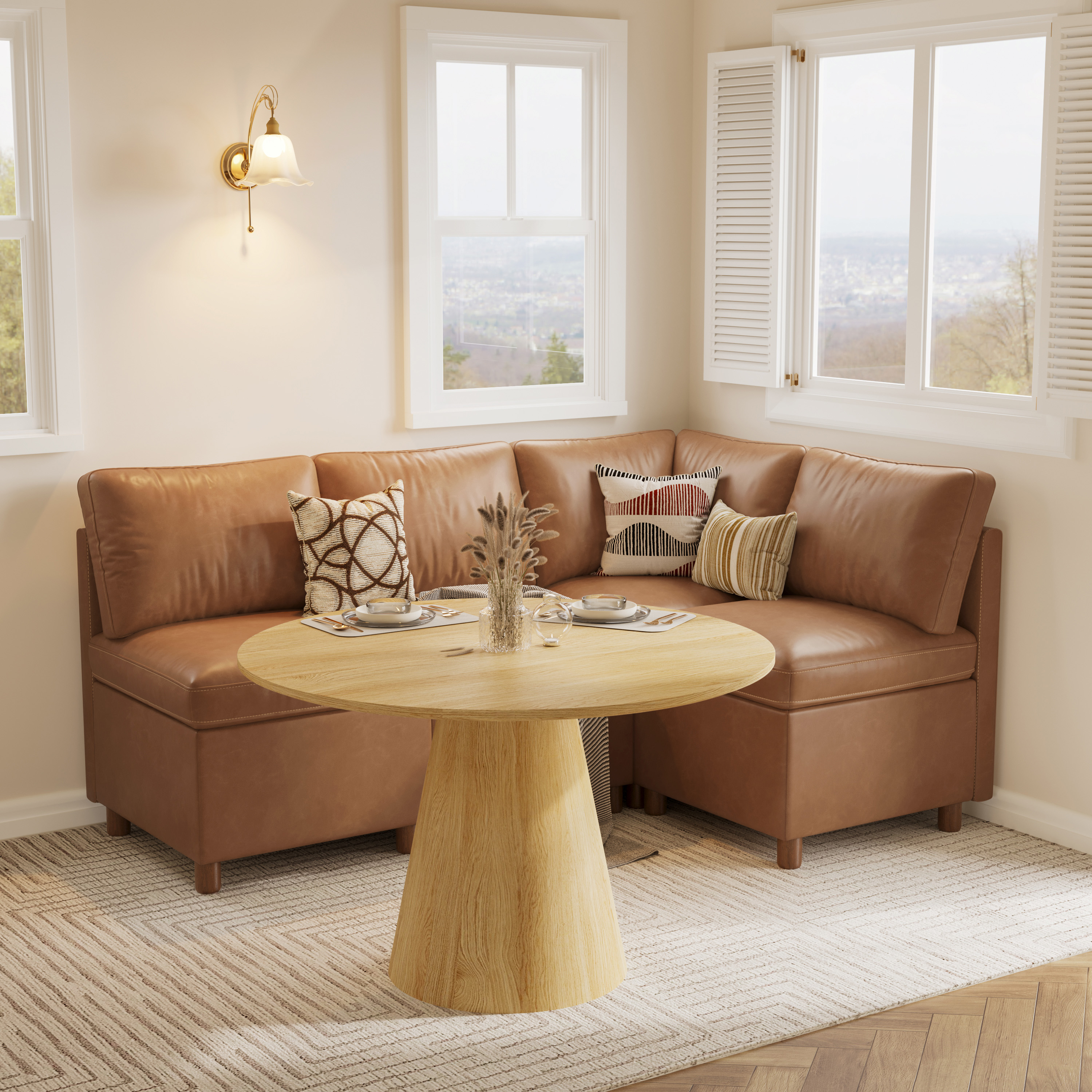 Aura L-Shaped Modular Sofa with Hidden Storage | SITJOY