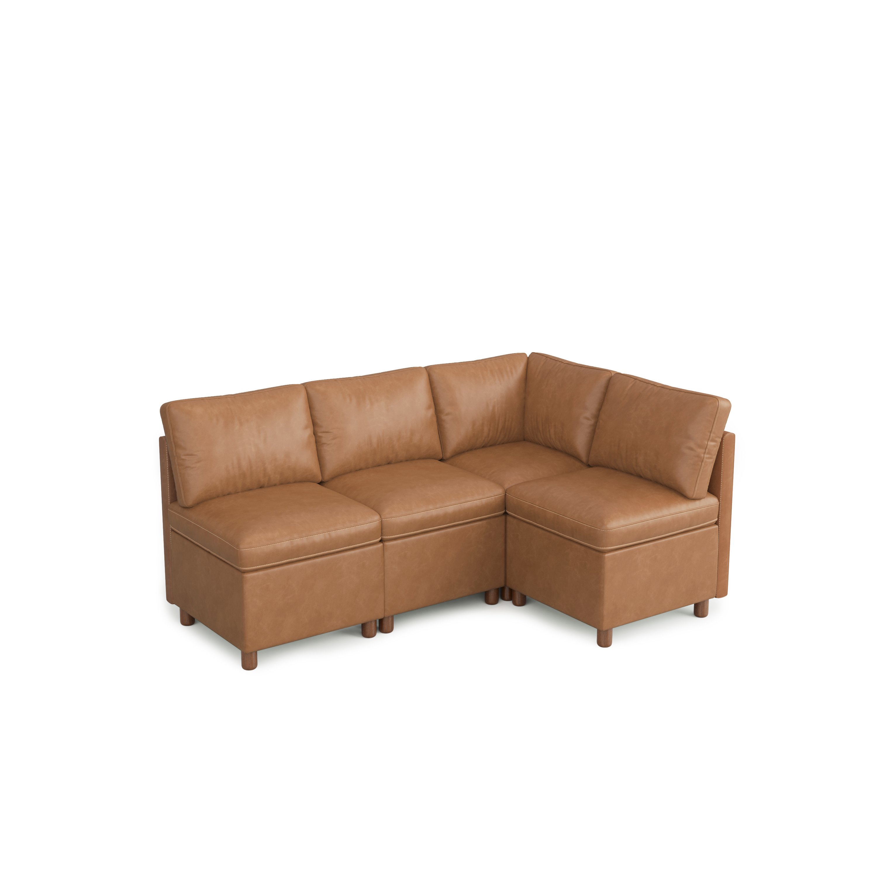 Aura L-Shaped Modular Sofa with Hidden Storage | SITJOY
