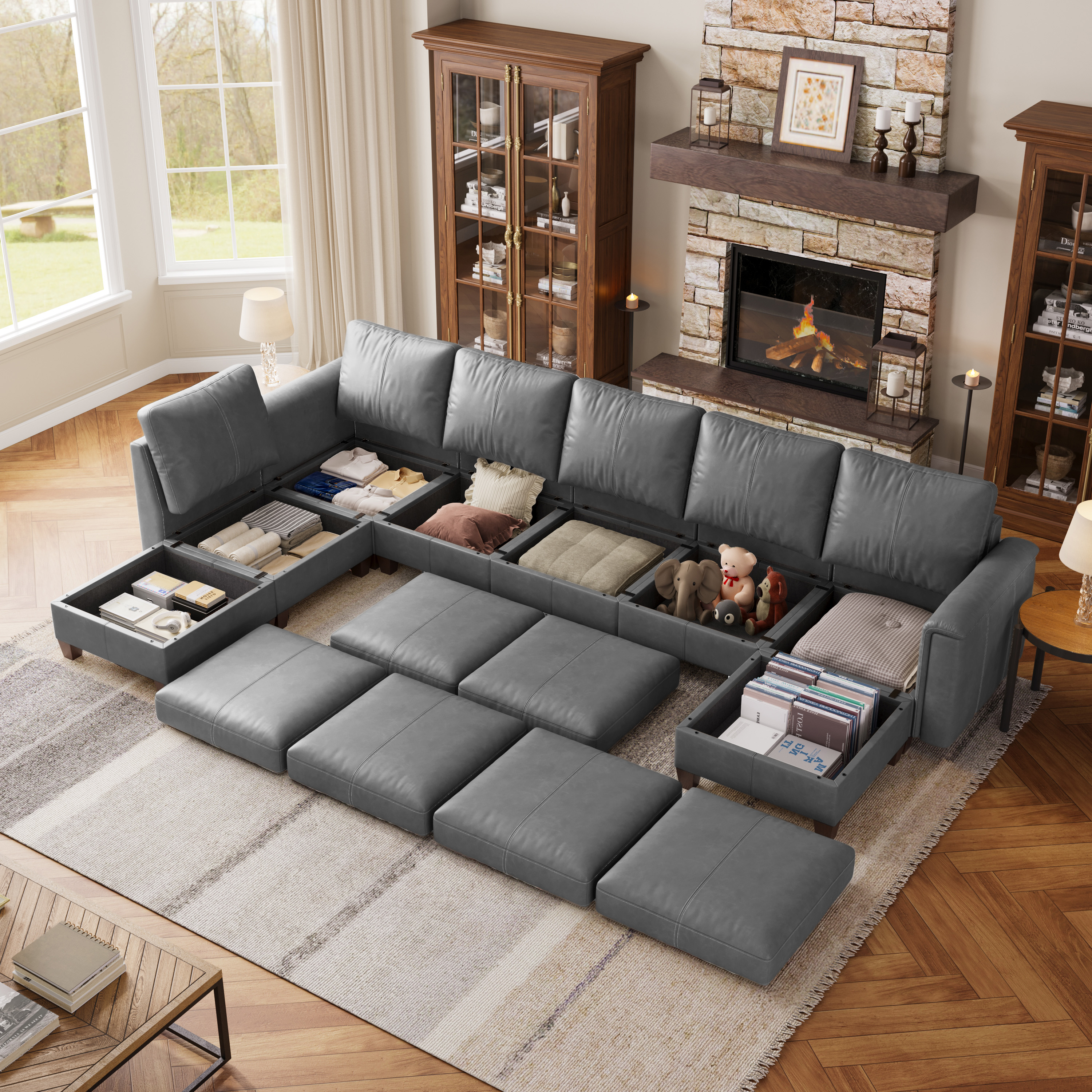 Nexus 8-Seat Sofa Bed | Sofa Cama Para Sala | SITJOY